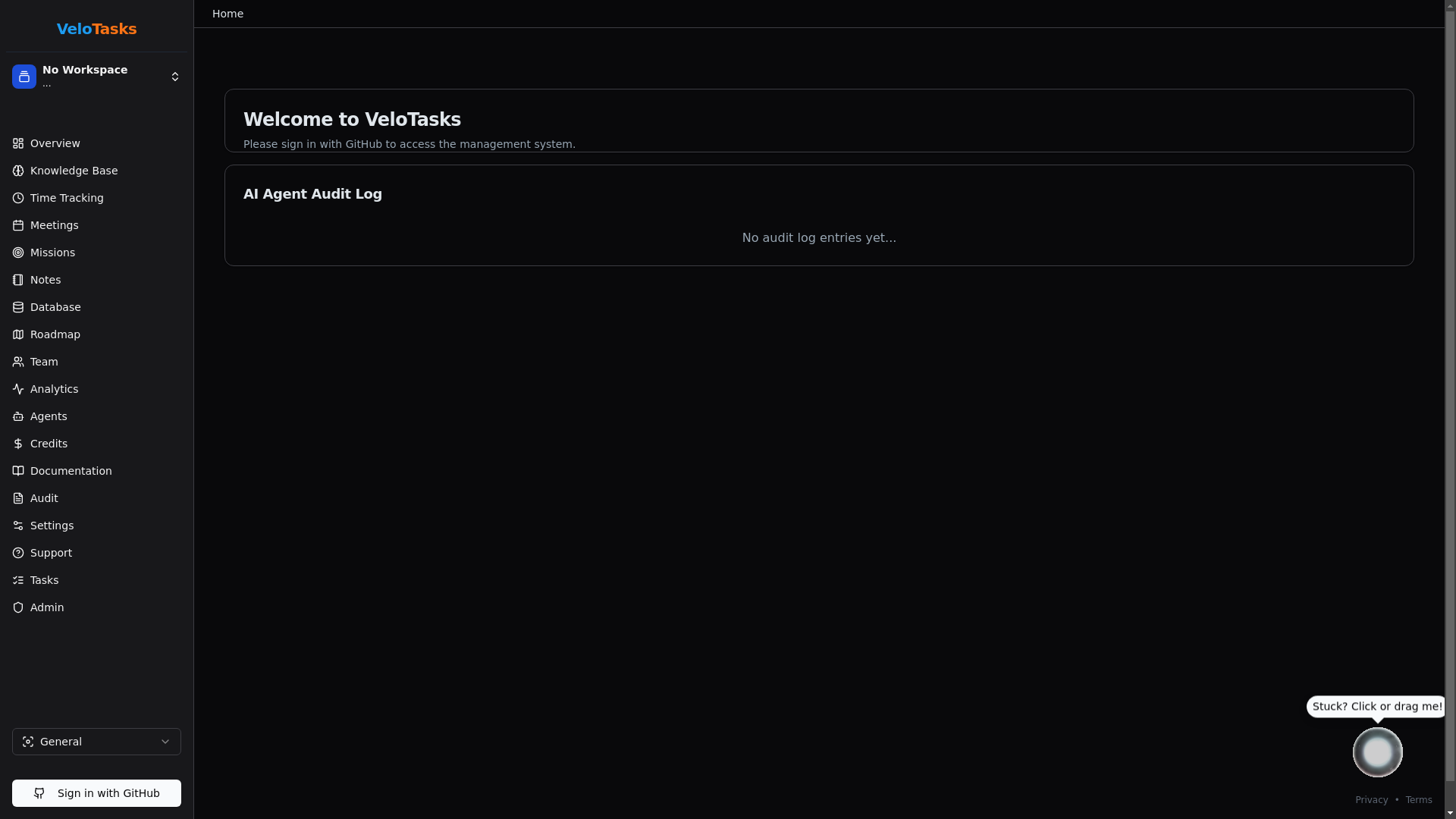 website screenshot of https://app-velotasks-com.pages.dev/