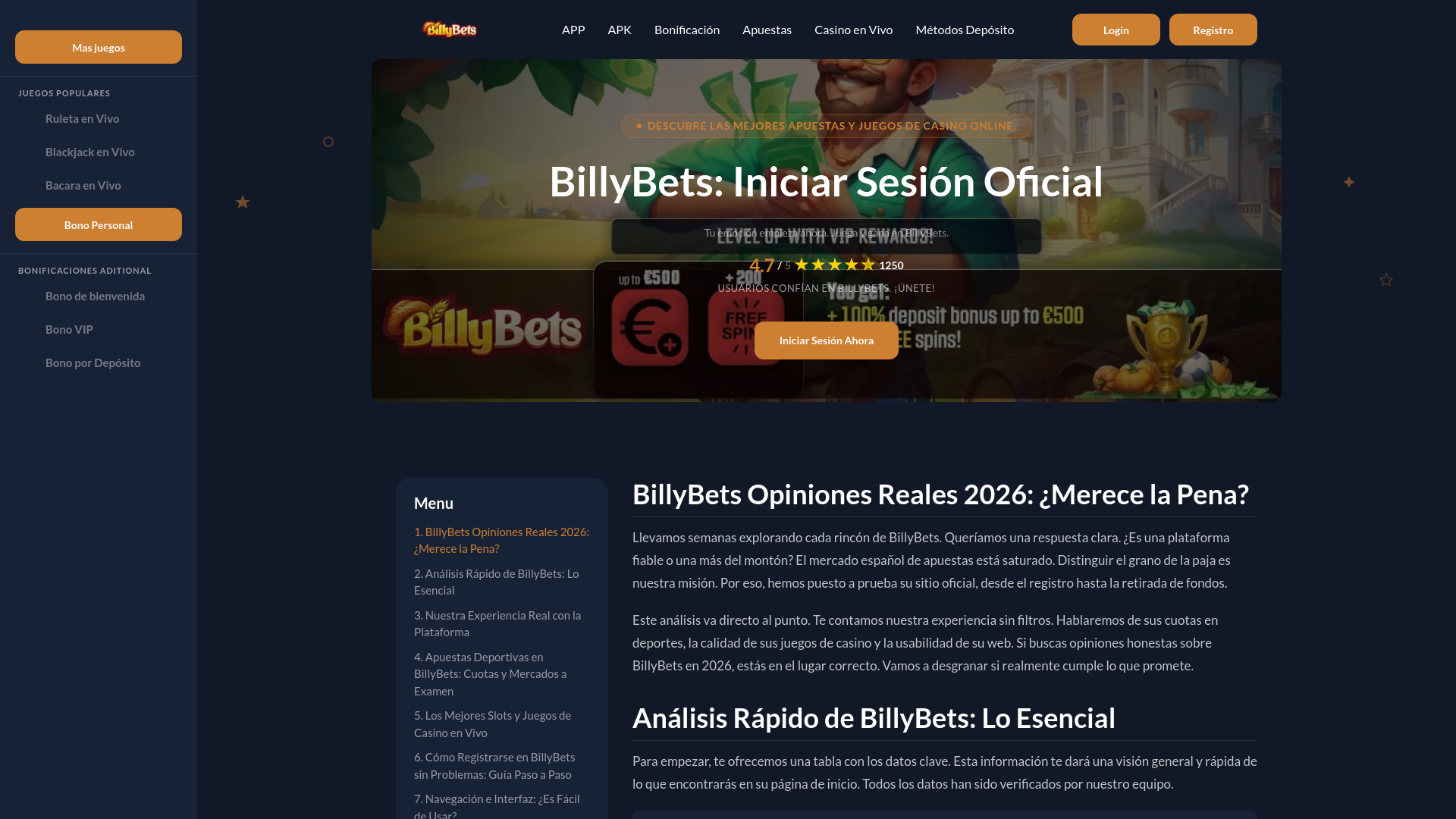 website screenshot of https://billy-bets-entrar-es.com