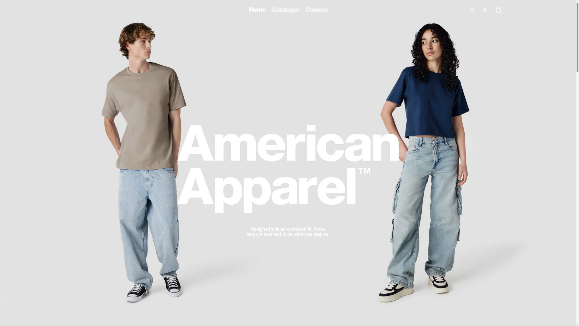 website screenshot of https://americanapparelnz.co.nz/