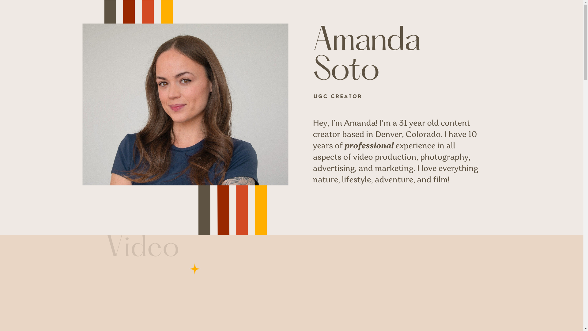 website screenshot of https://ugcwithamanda.com/