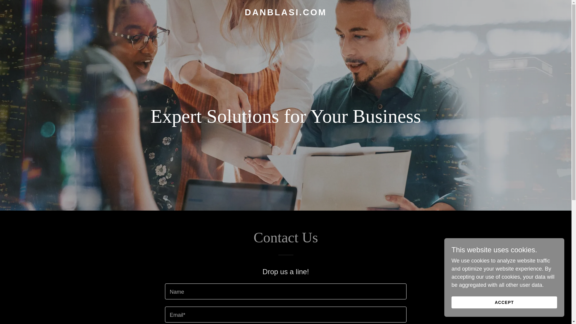 website screenshot of https://danblasi.com/