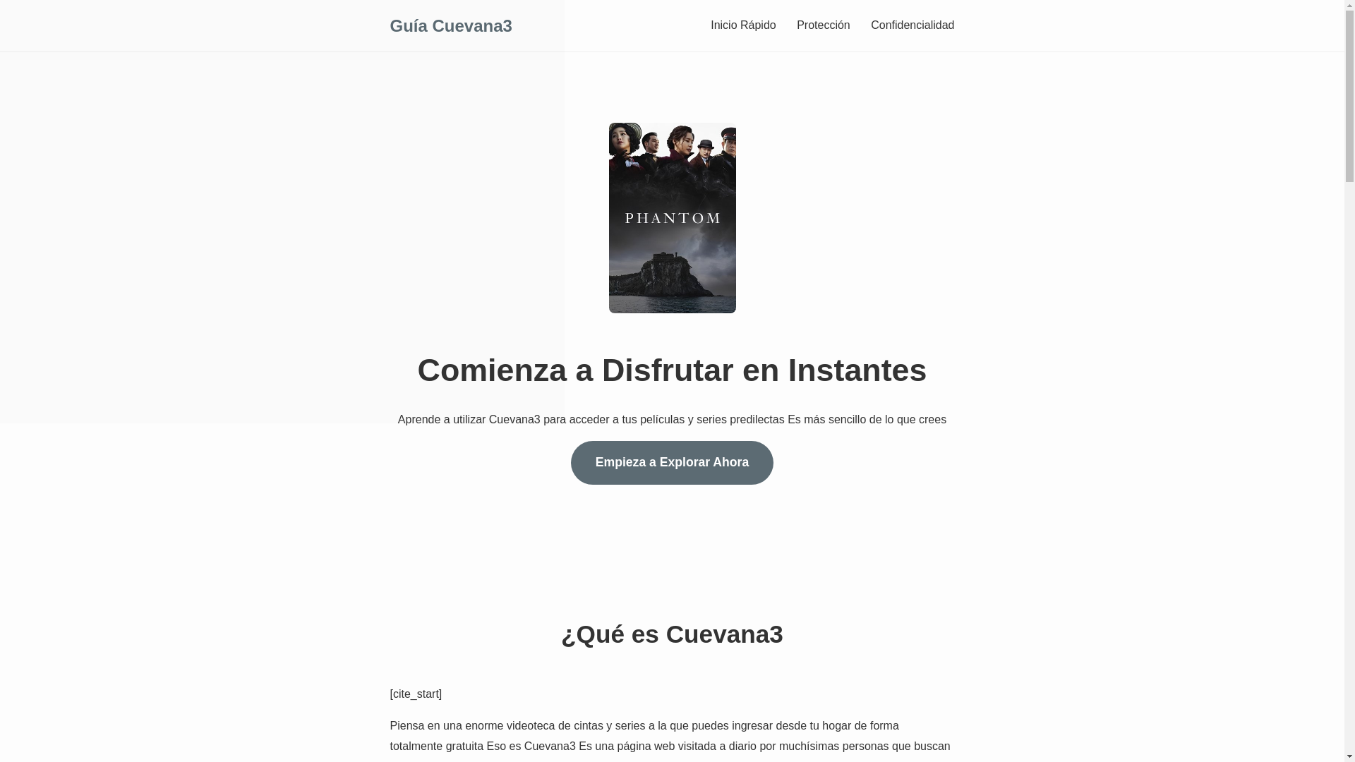 website screenshot of https://cuevana3-6kwr.pages.dev/