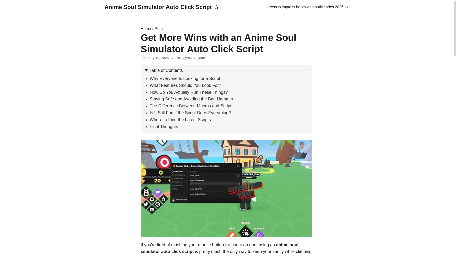 website screenshot of https://anime-soul-simulator-auto-click-script.pages.dev/