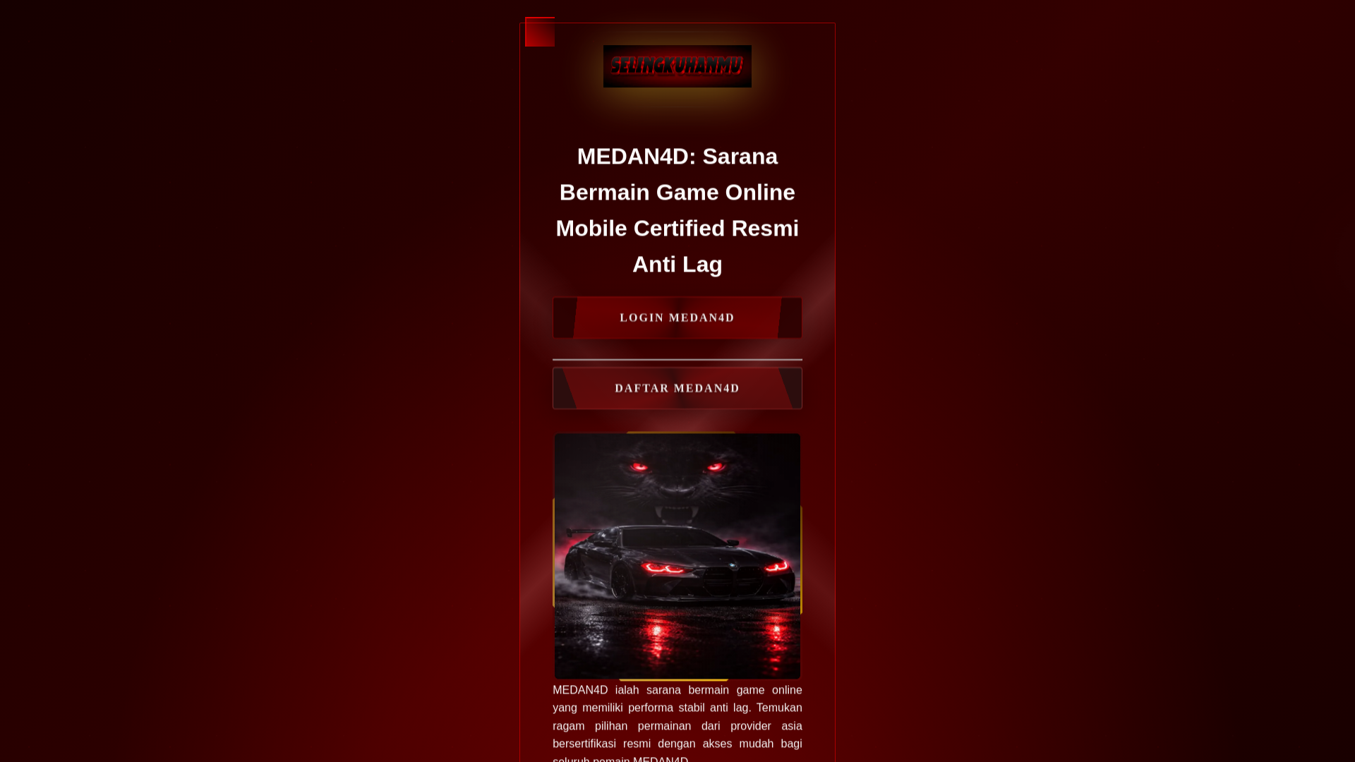 website screenshot of https://baranusadesaid-medan4d.pages.dev/