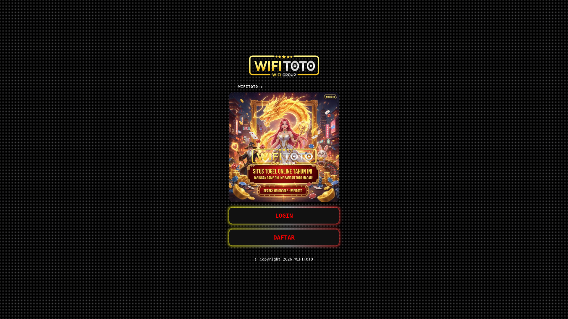 website screenshot of https://wifitoto-gacor.pages.dev/