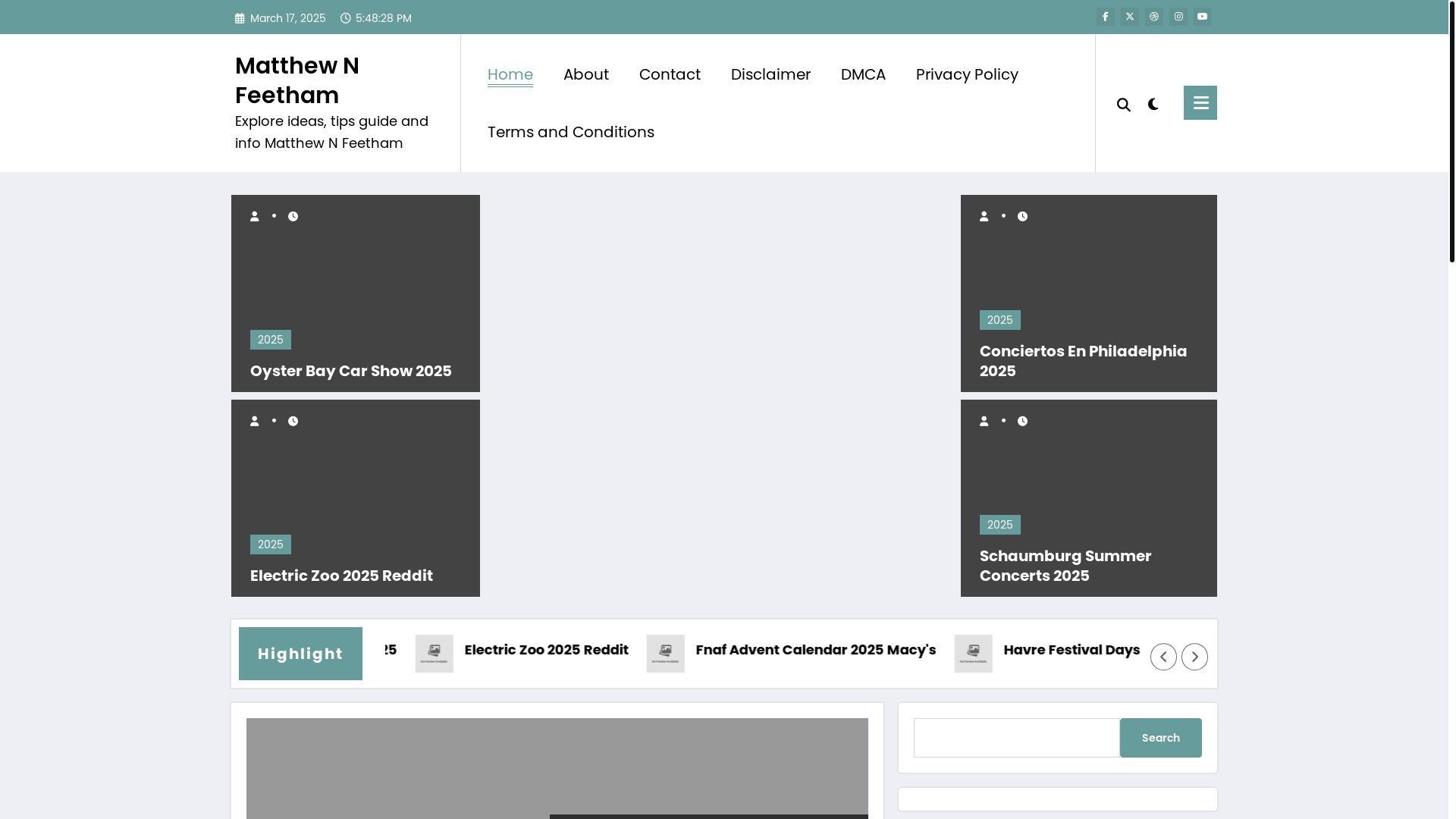 website screenshot of https://matthewnfeetham.pages.dev/
