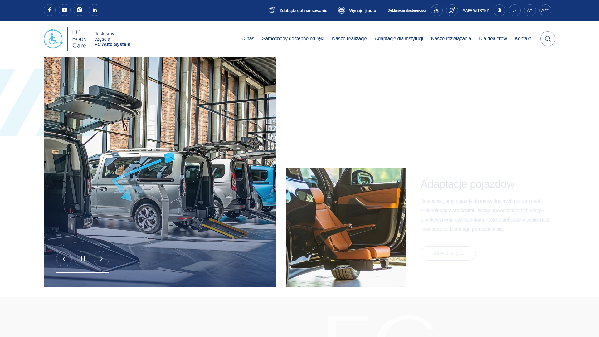 website screenshot of https://fc-bodycare.pl/