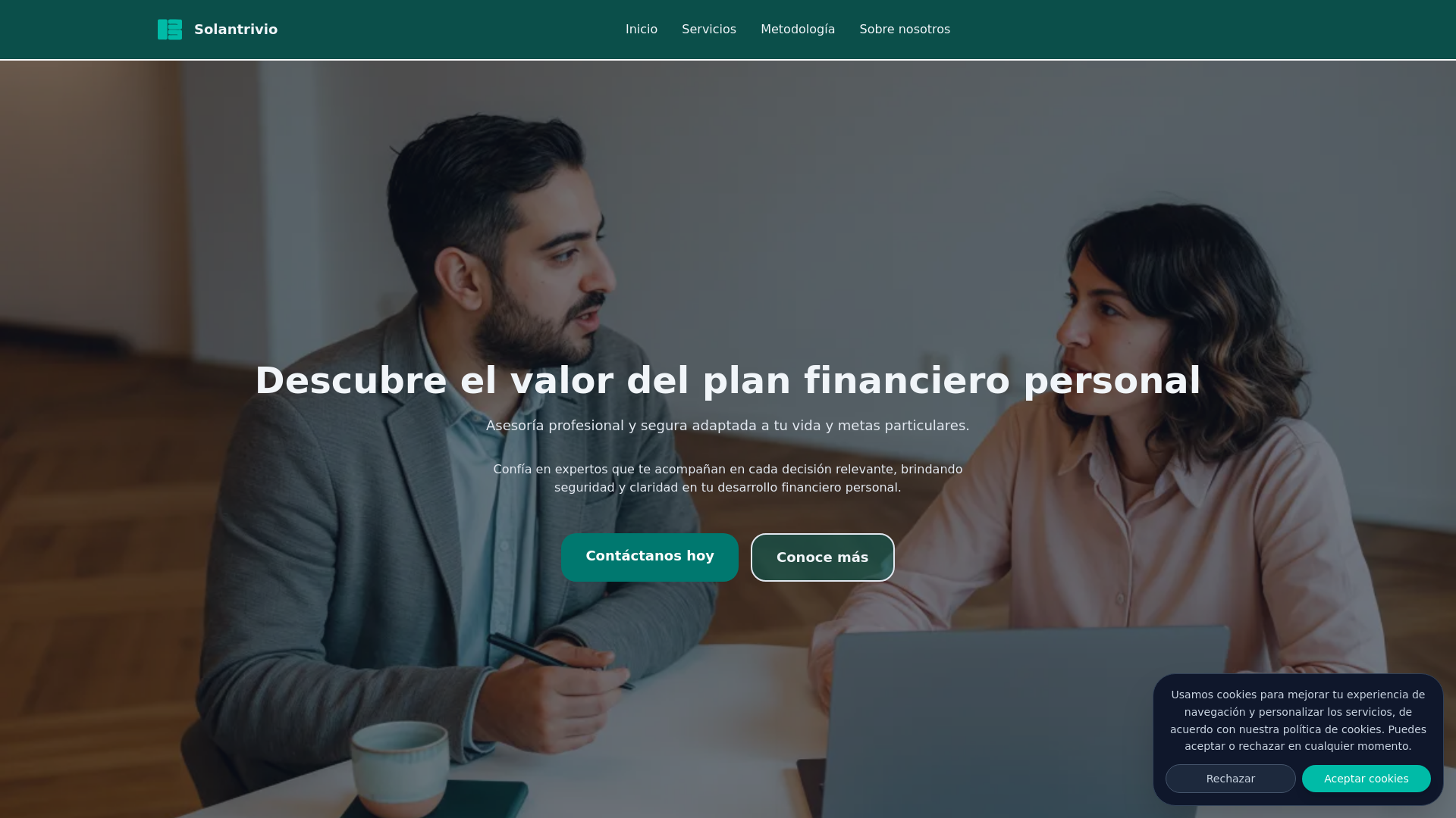 website screenshot of https://solantrivio.com/