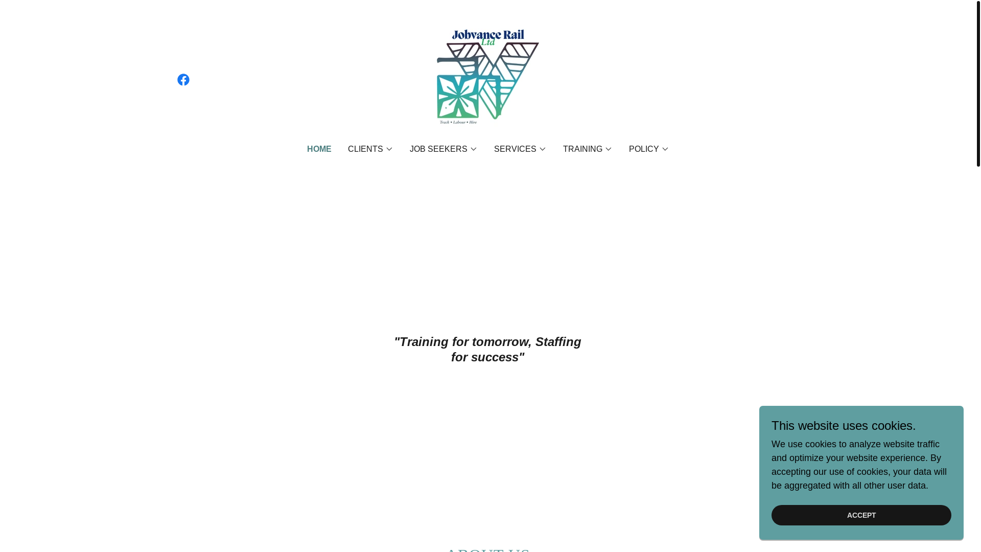 website screenshot of https://jobvancerail.co.nz/