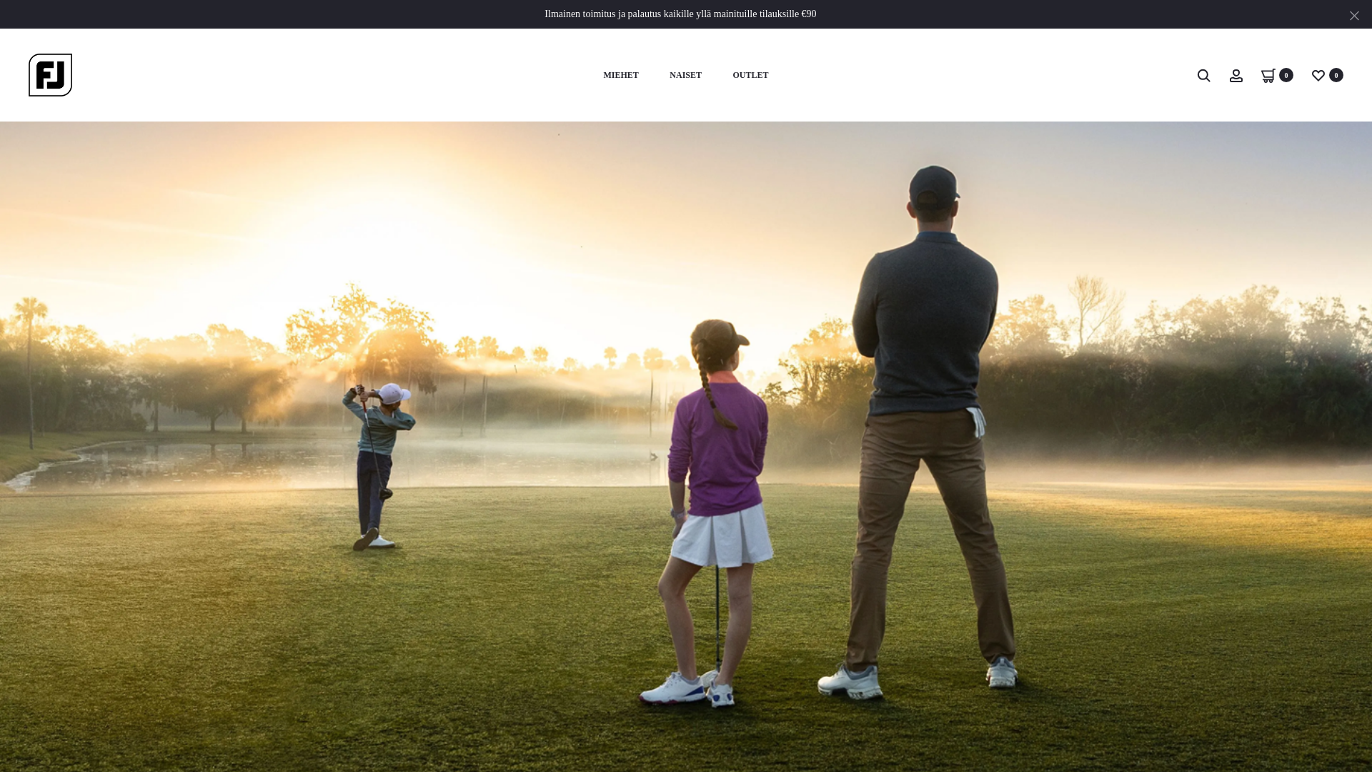 website screenshot of https://footjoykengatsuomi.com