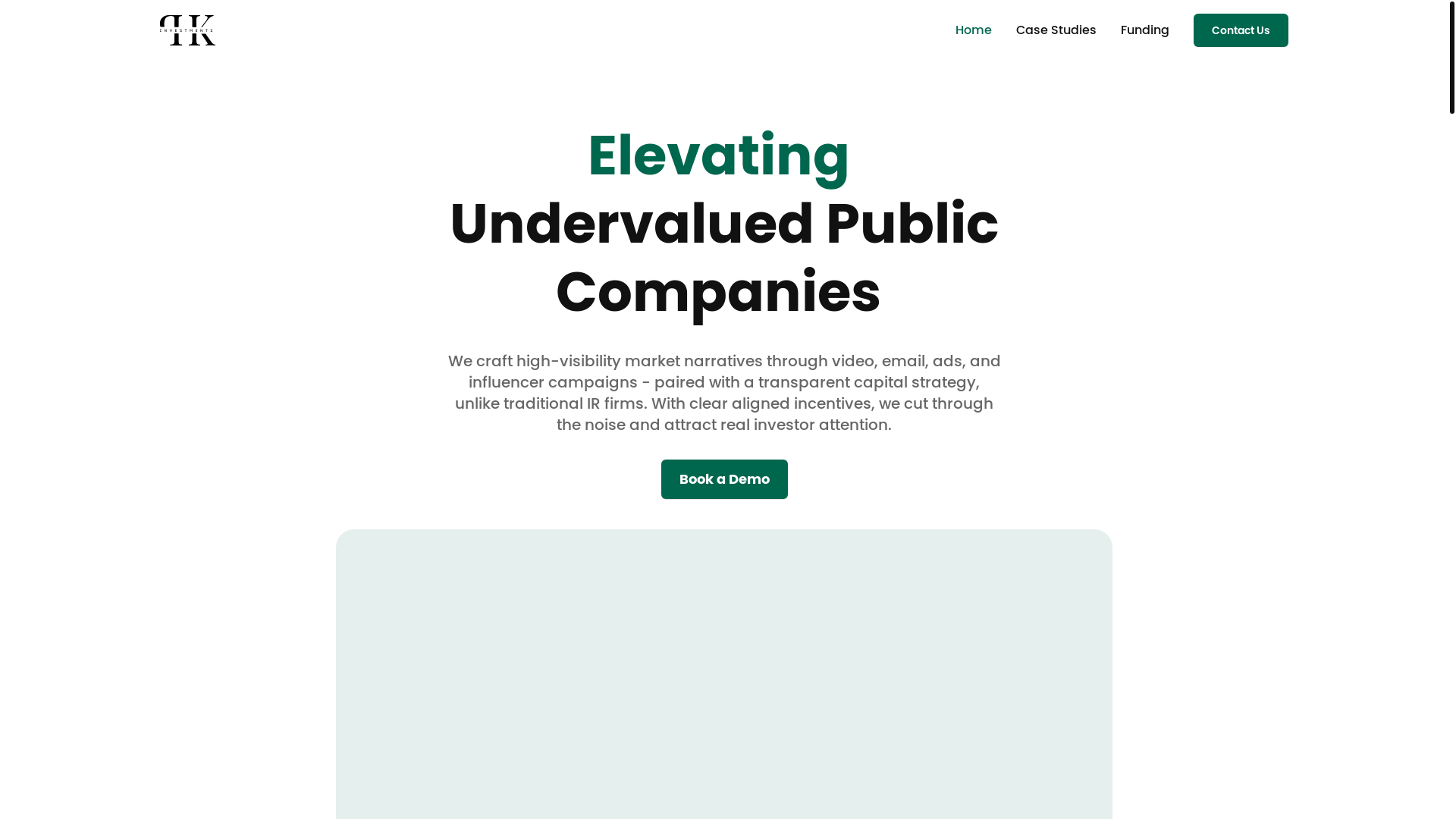 website screenshot of https://thephkinvestments.com/