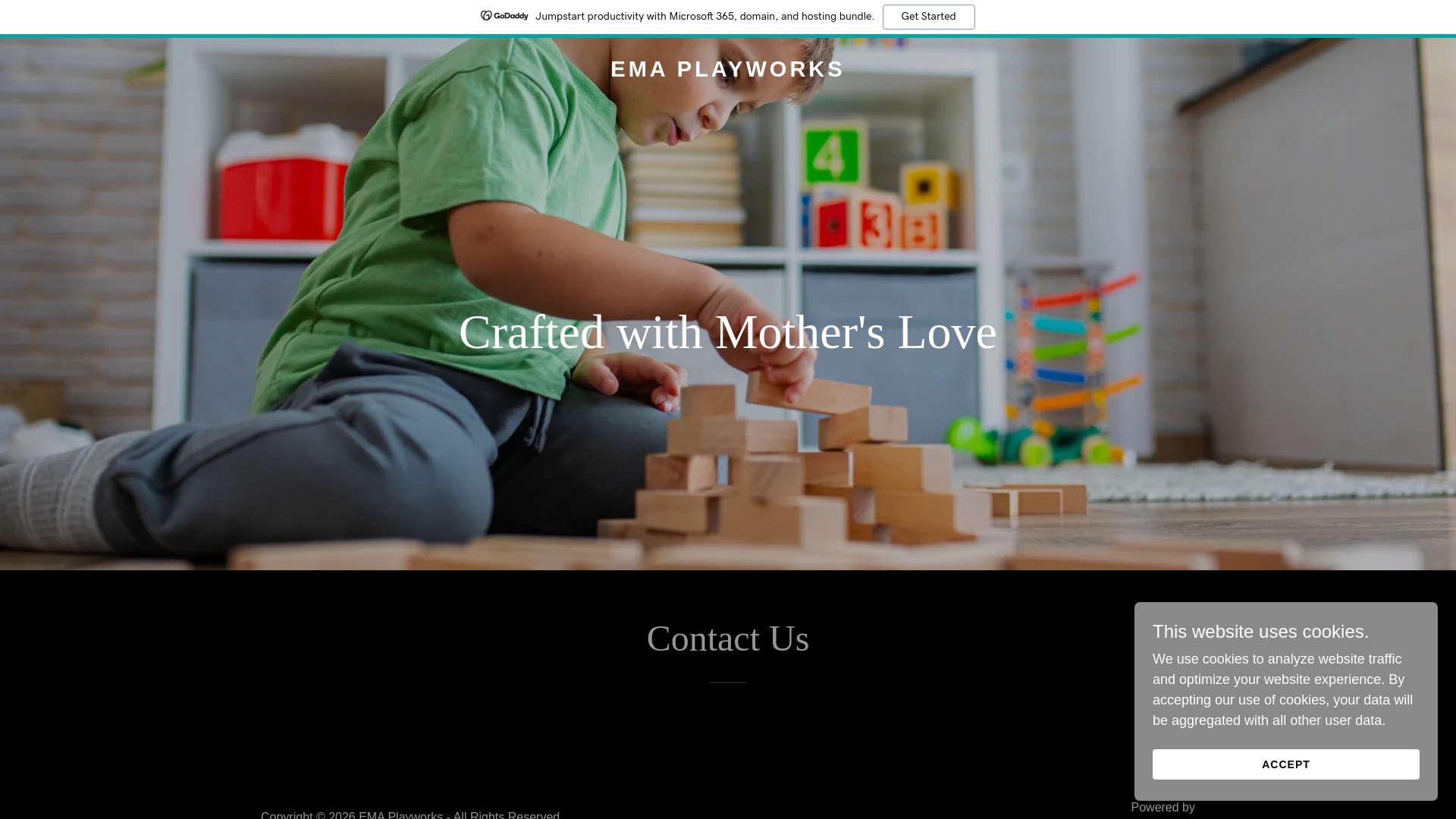 website screenshot of https://ema-playworks.com/