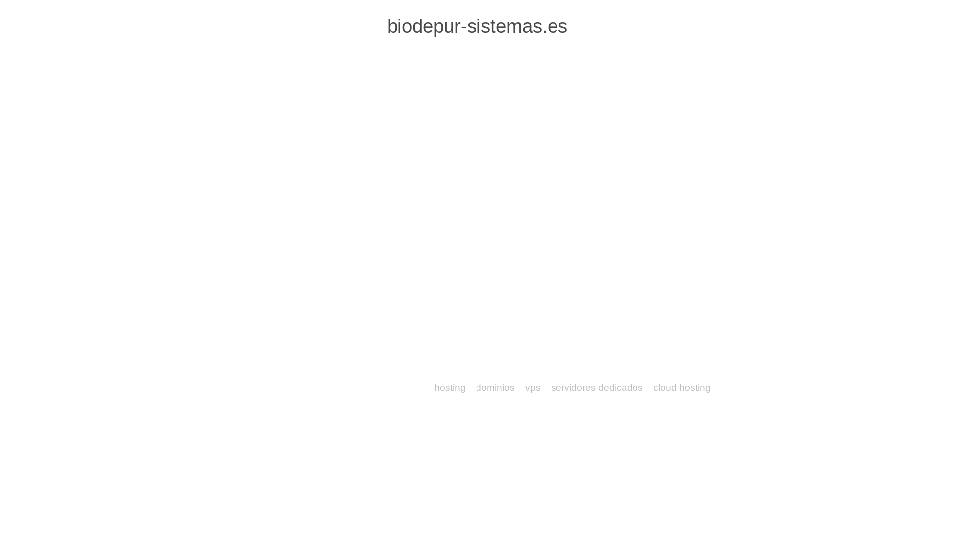 website screenshot of https://biodepur-sistemas.es/