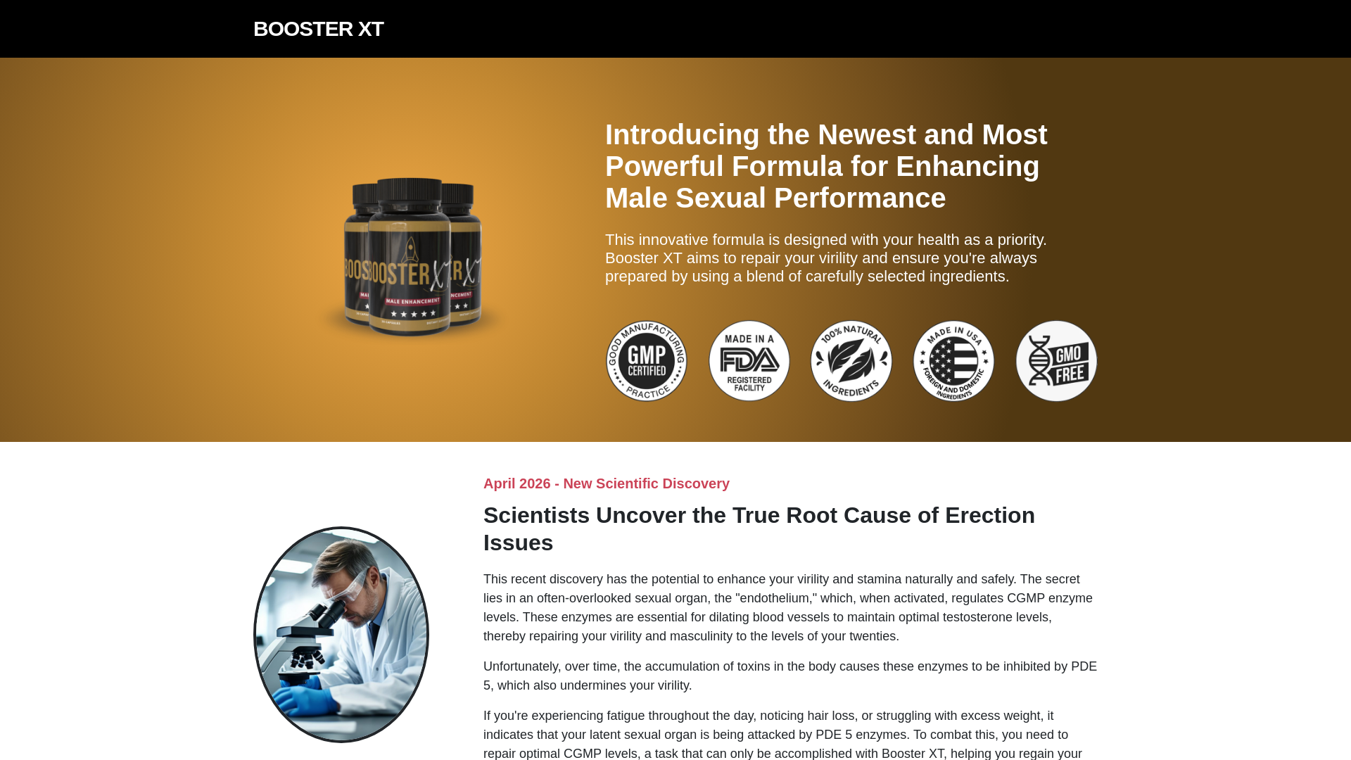 website screenshot of https://boosterxt.co.uk