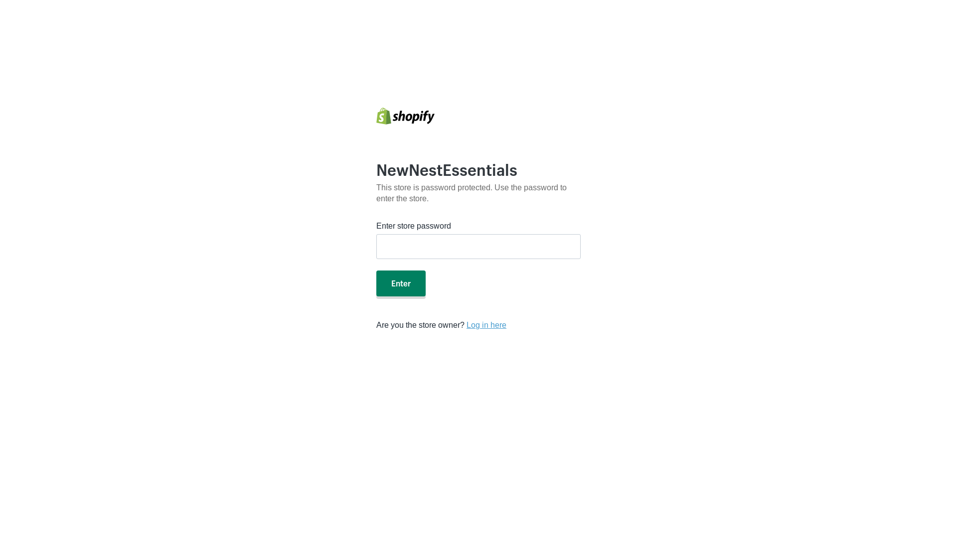 website screenshot of https://newnestessentials.com/