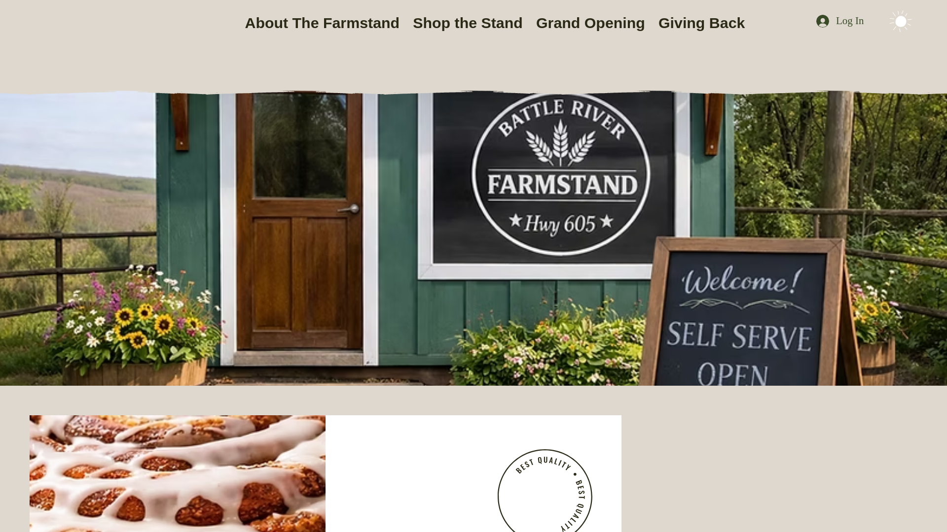 website screenshot of https://battleriverfarmstand.com