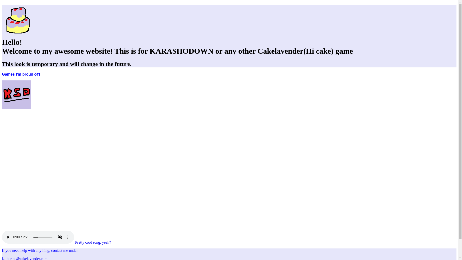 website screenshot of https://cakelavender.pages.dev/