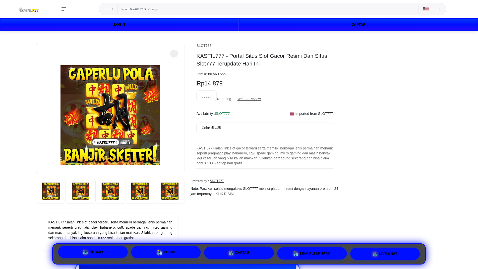 website screenshot of https://sarangkastil777.pages.dev/