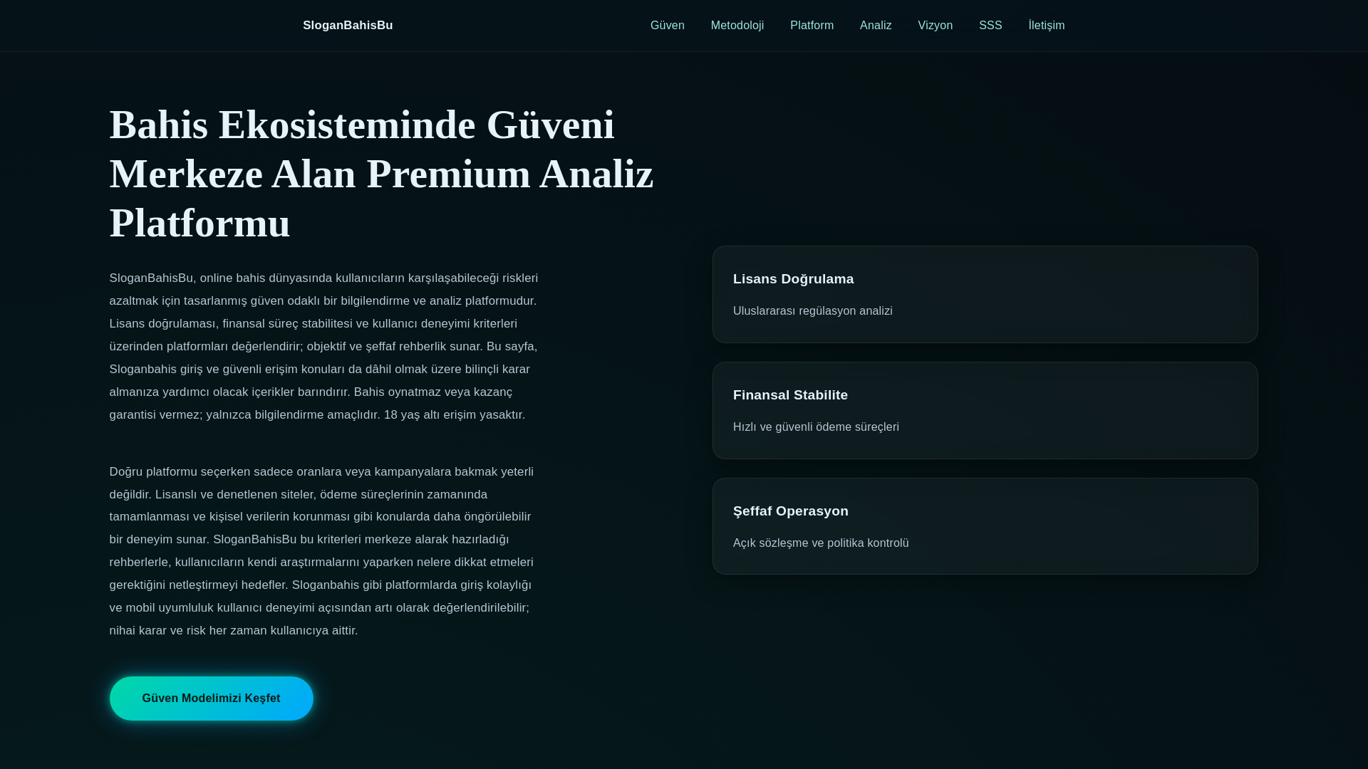 website screenshot of https://sloganbahisbu.com/