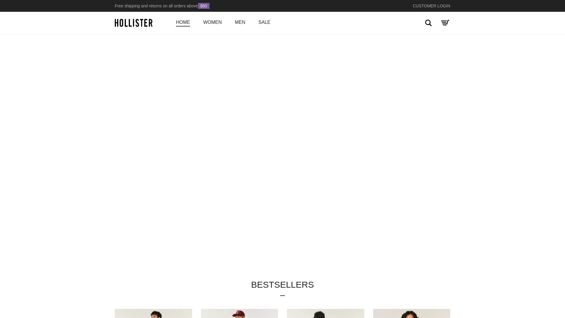 website screenshot of https://hollistersusa.us/
