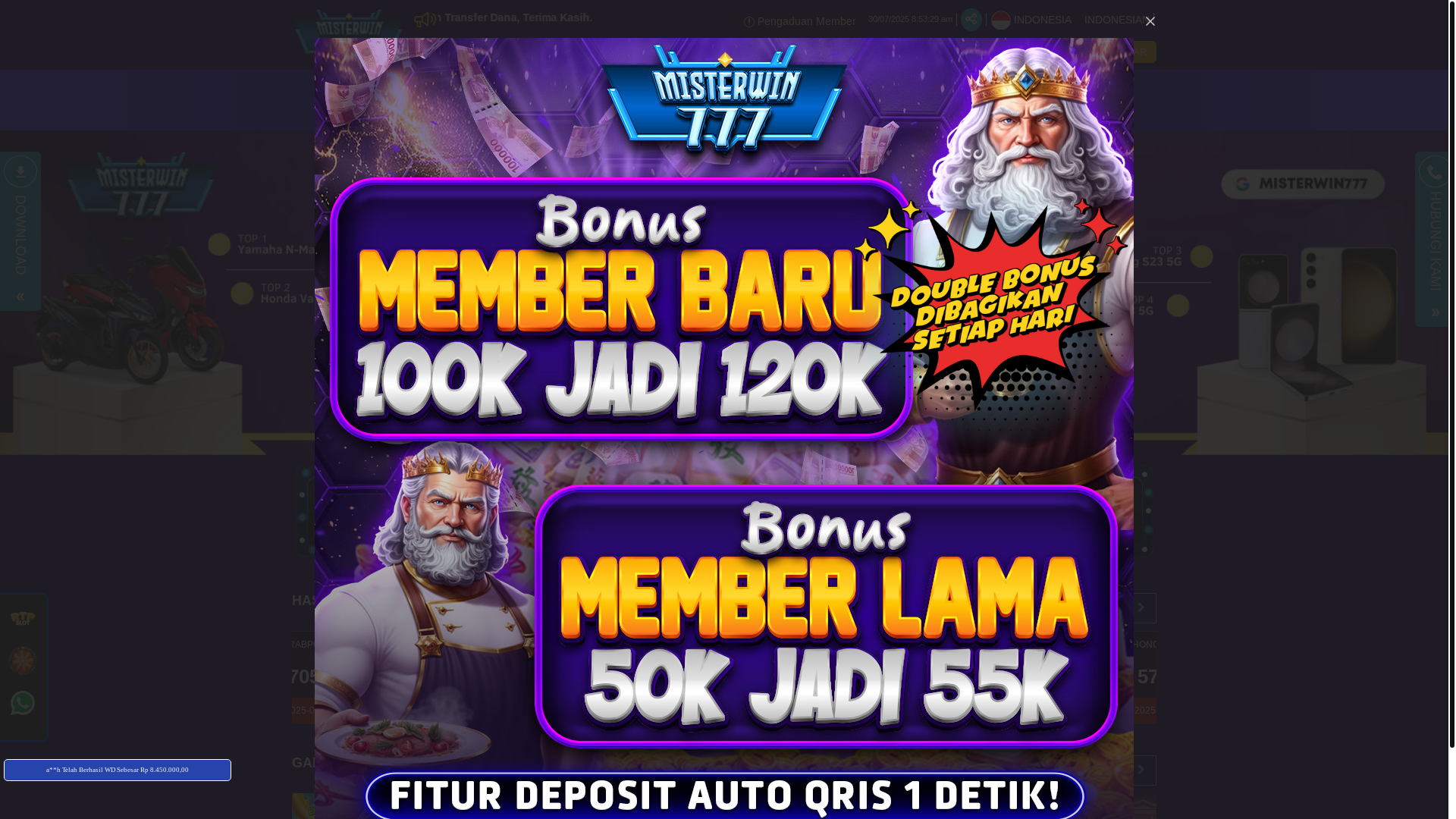 website screenshot of https://sayangmister.com/