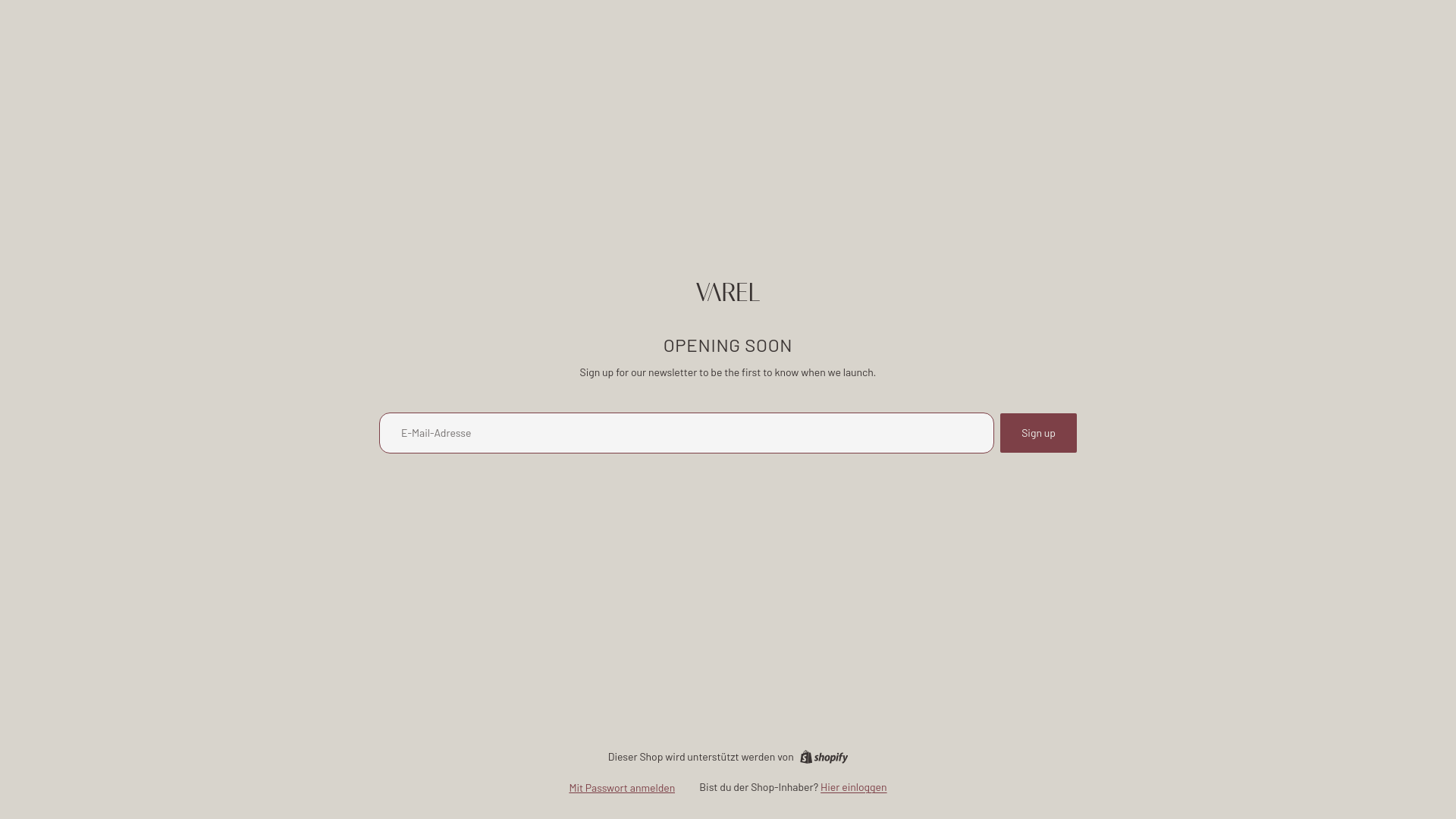 website screenshot of https://varelmoments.at