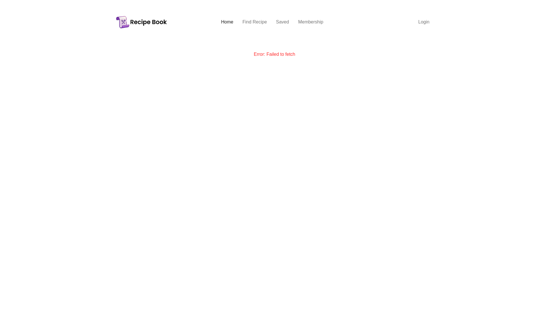 website screenshot of https://airecipebook.me/