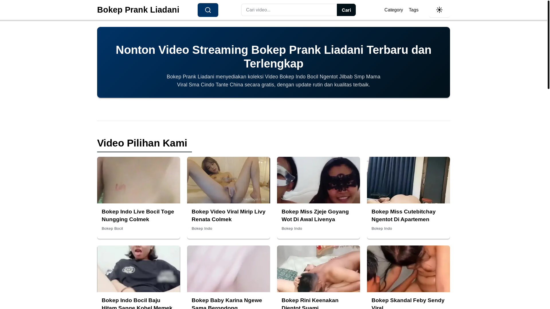 website screenshot of https://bokepprankliadani.pages.dev/