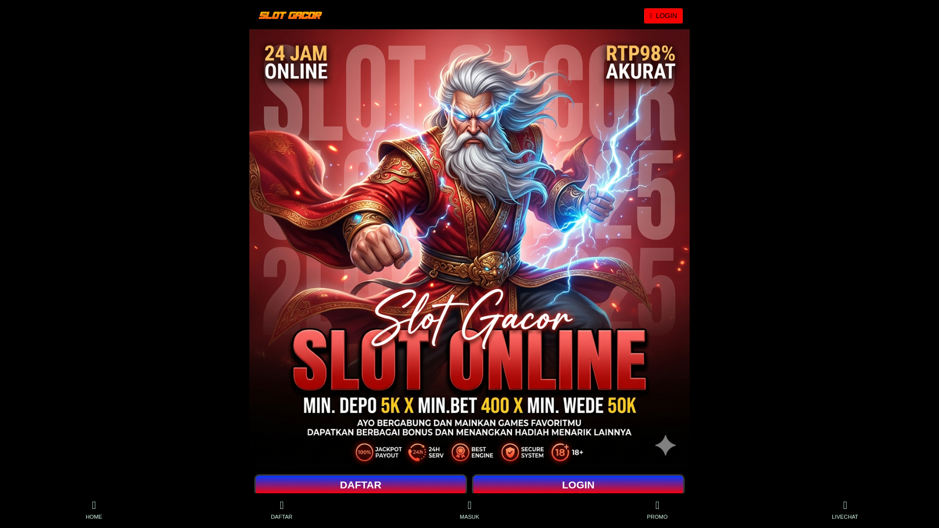 website screenshot of https://sabar-ngadepi-orang-gak-ada-otak.pages.dev/