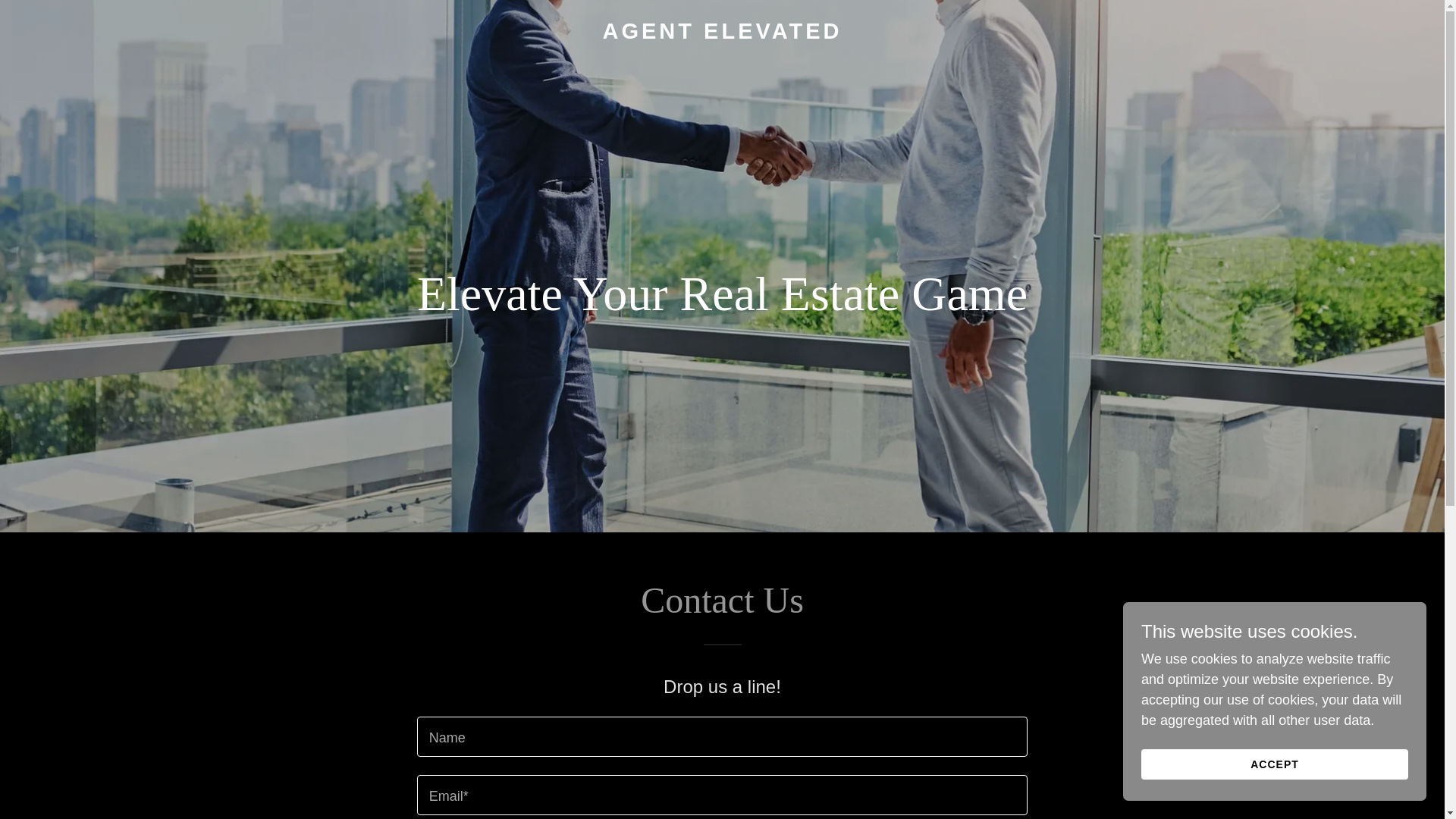 website screenshot of https://agentelevateddubai.com/