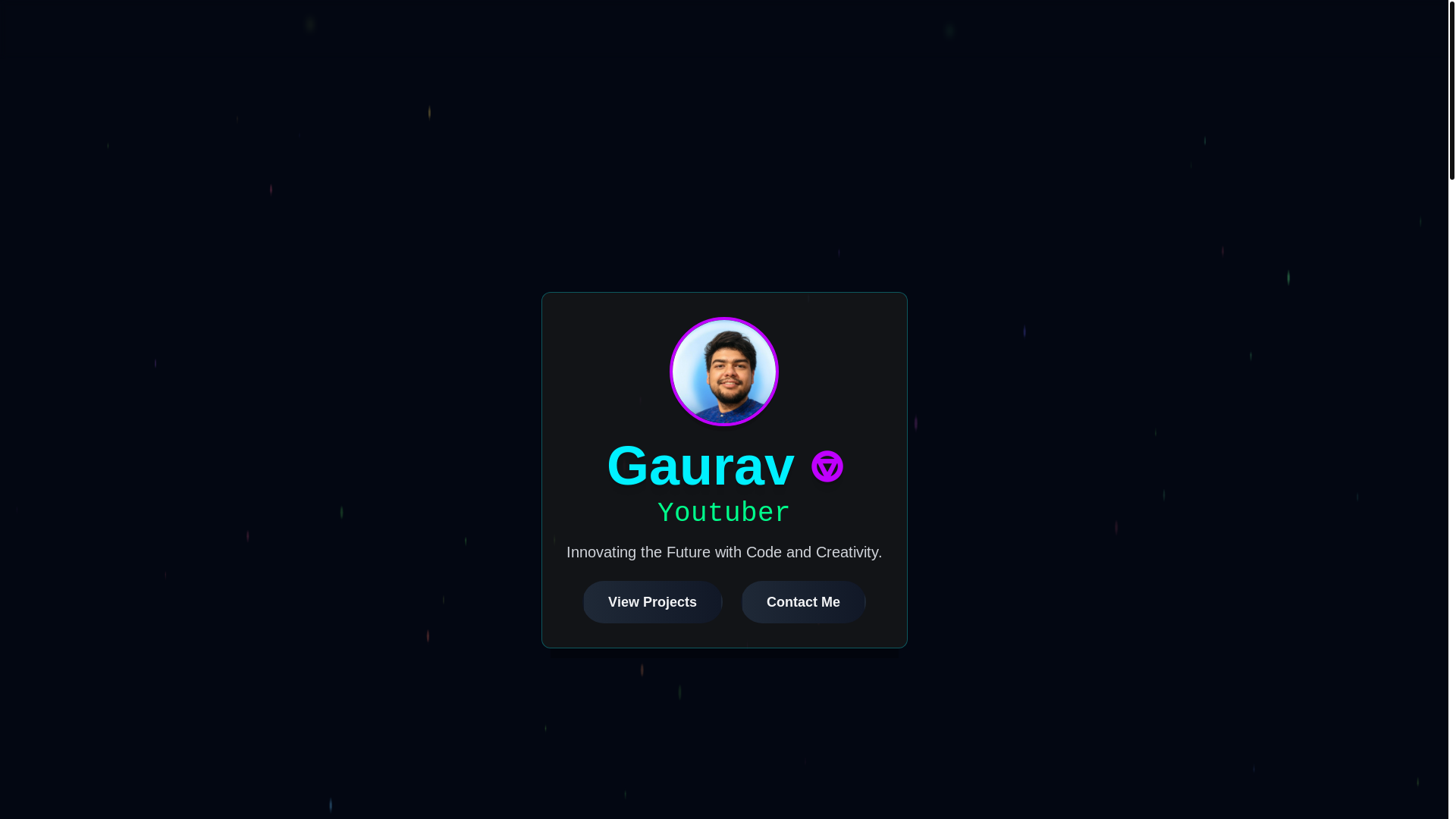 website screenshot of https://gaurav-portfolio.pages.dev/