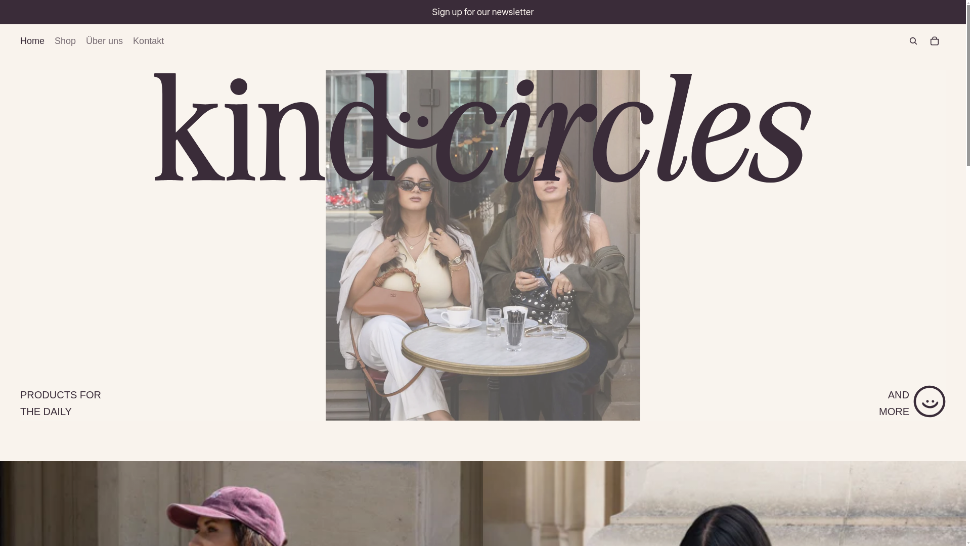website screenshot of https://kindcircles.de/