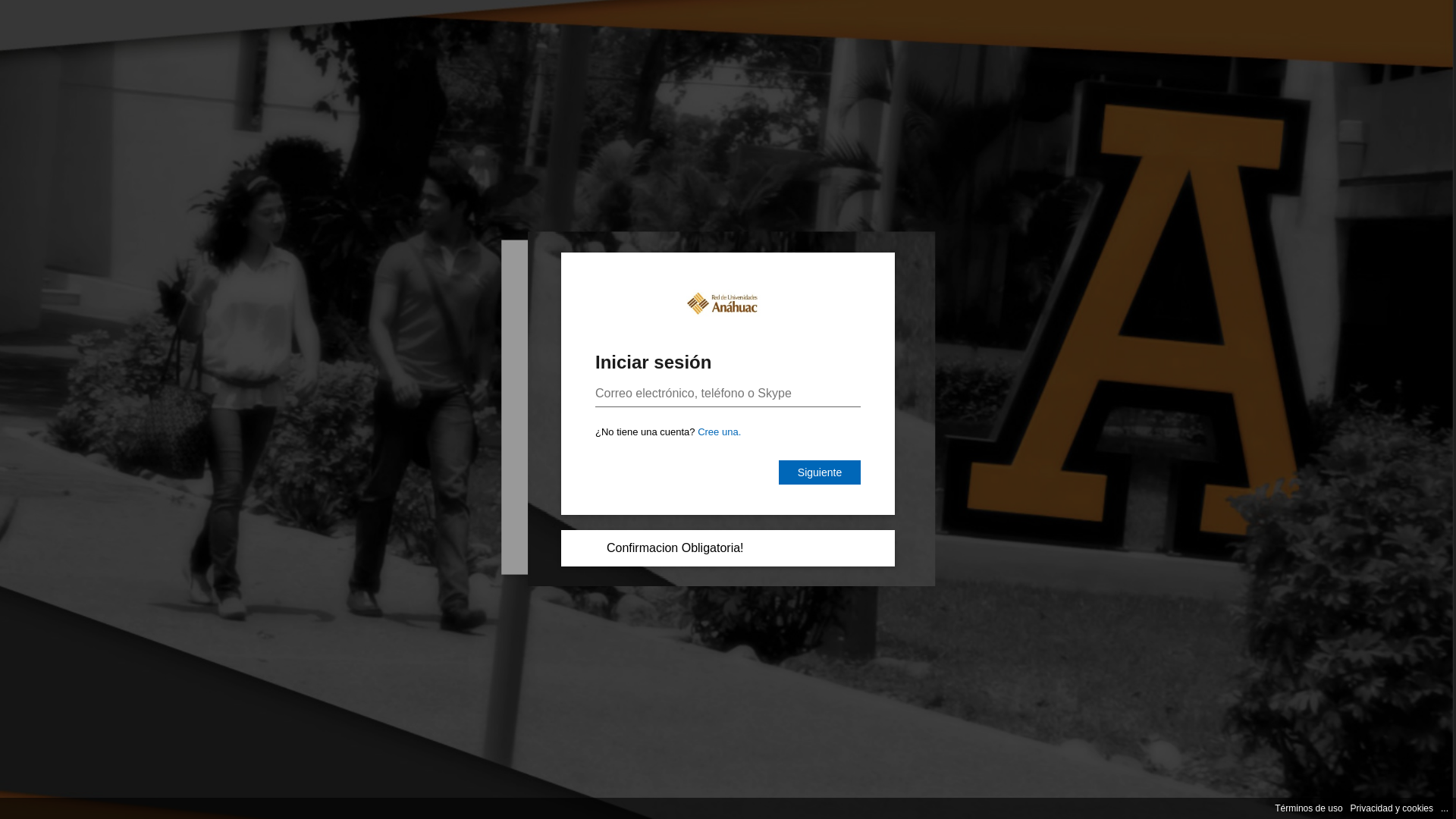 website screenshot of https://anahuacenlinea.great-site.net/