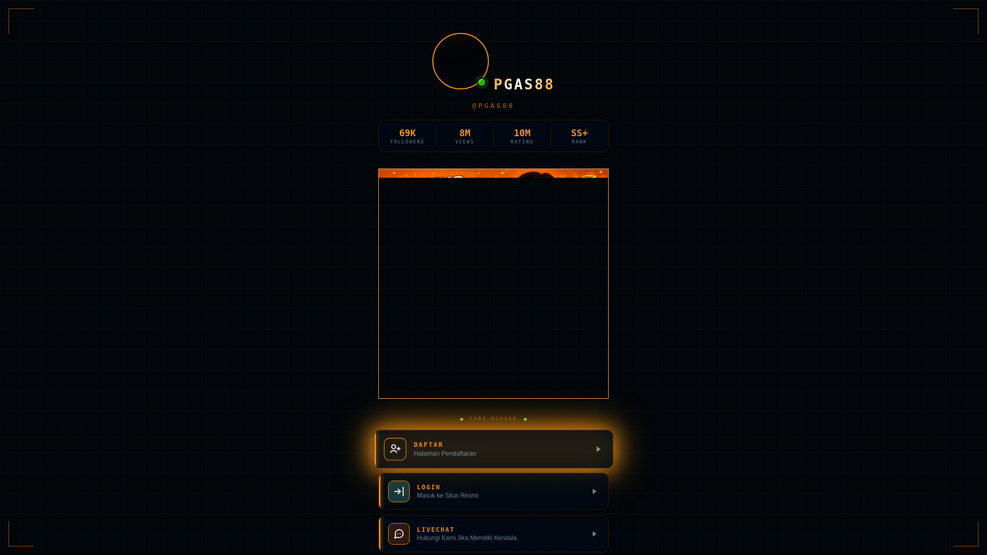 website screenshot of https://pgas88-link-slot88-resmi-anti-scam.pages.dev/