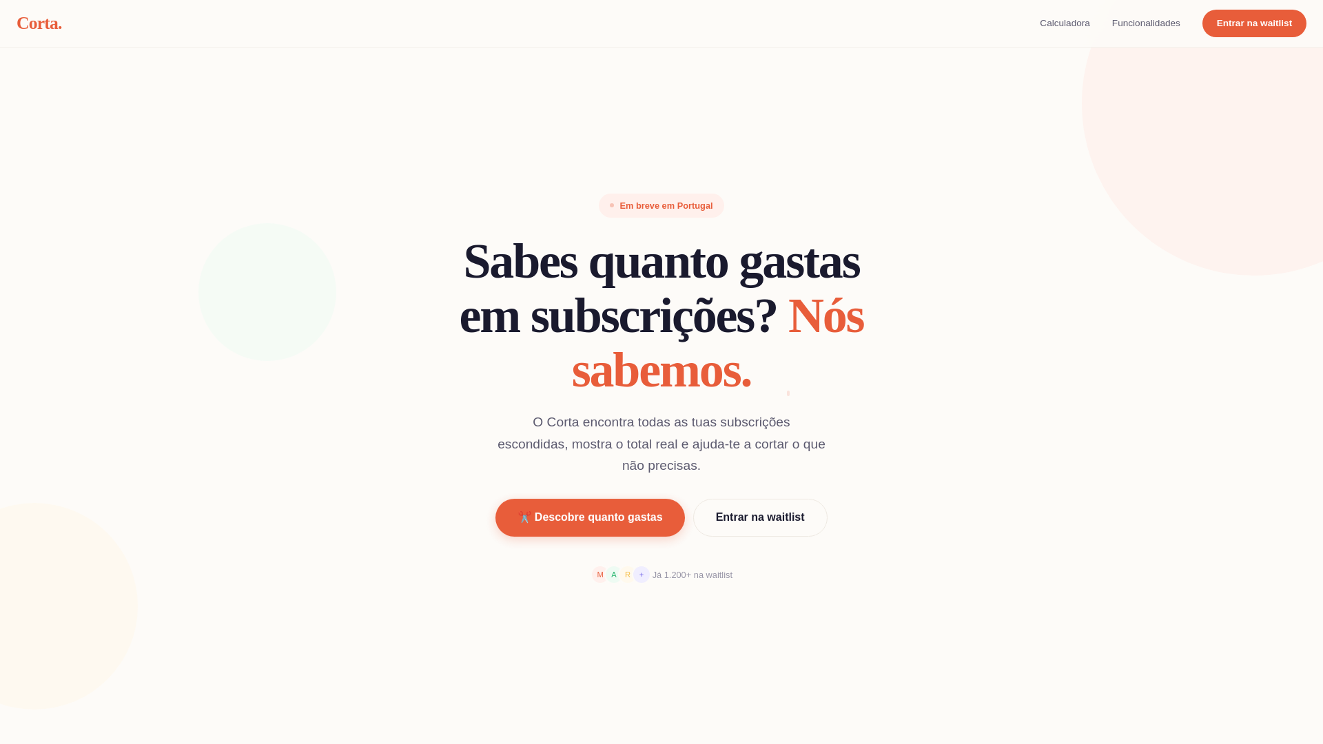 website screenshot of https://corta.pages.dev/