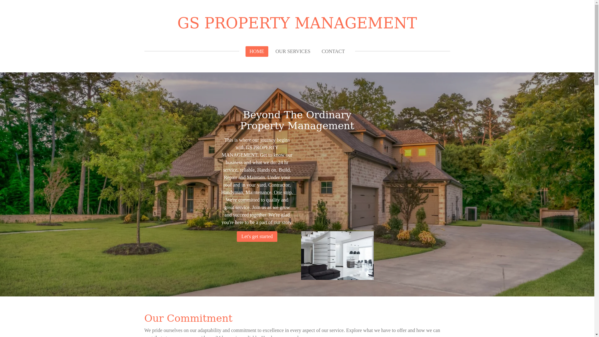 website screenshot of https://gs-property-management.com/