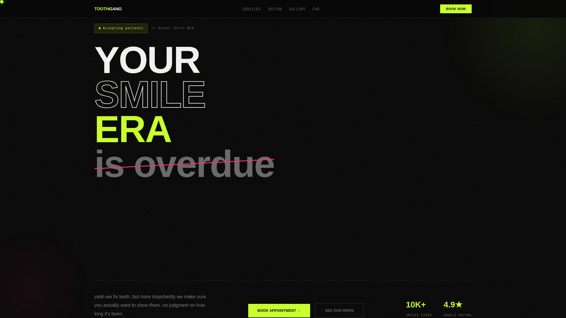 website screenshot of https://dental-prototype-4-genz.pages.dev/