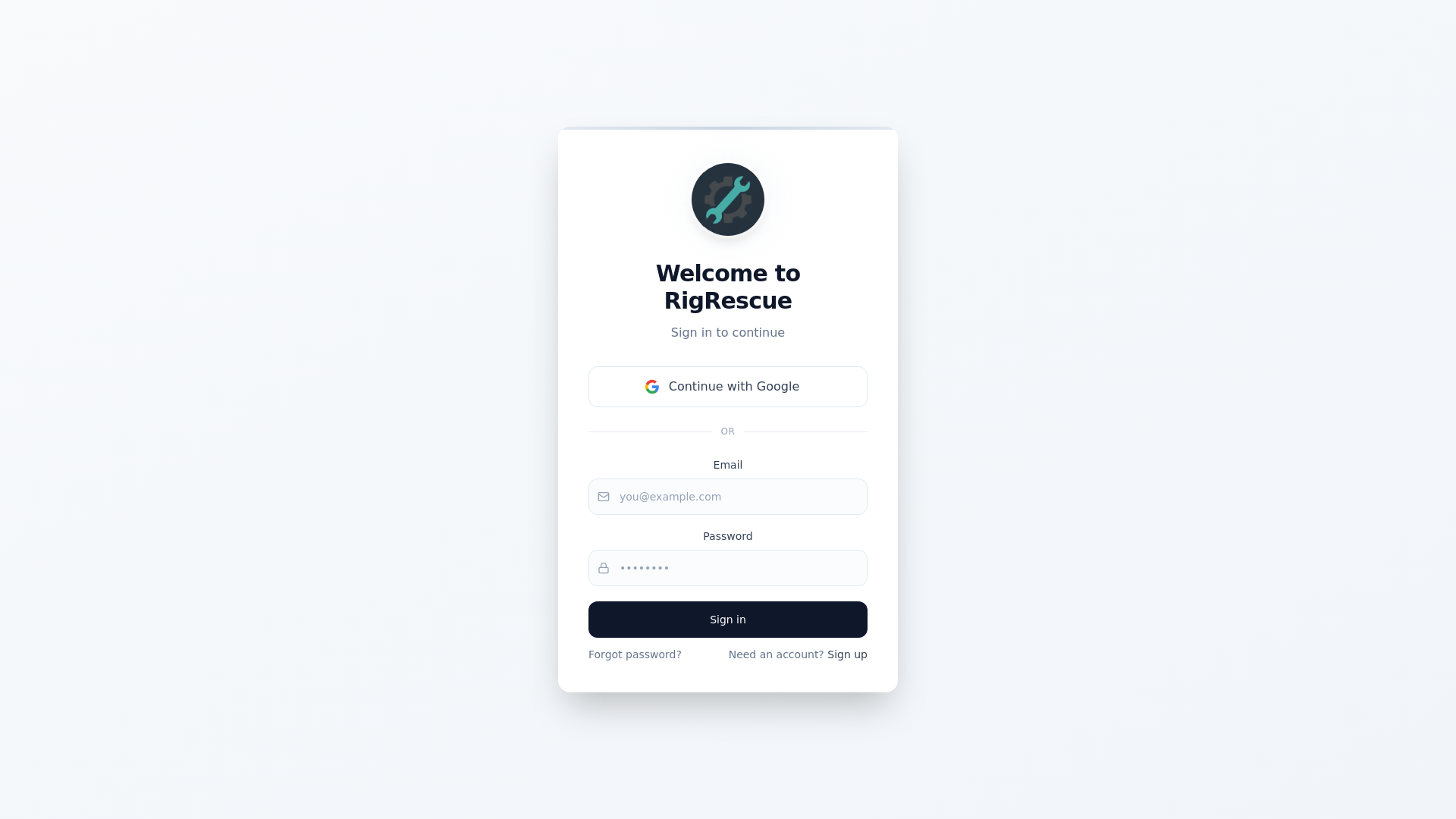 website screenshot of https://road-ready-rescue.com/
