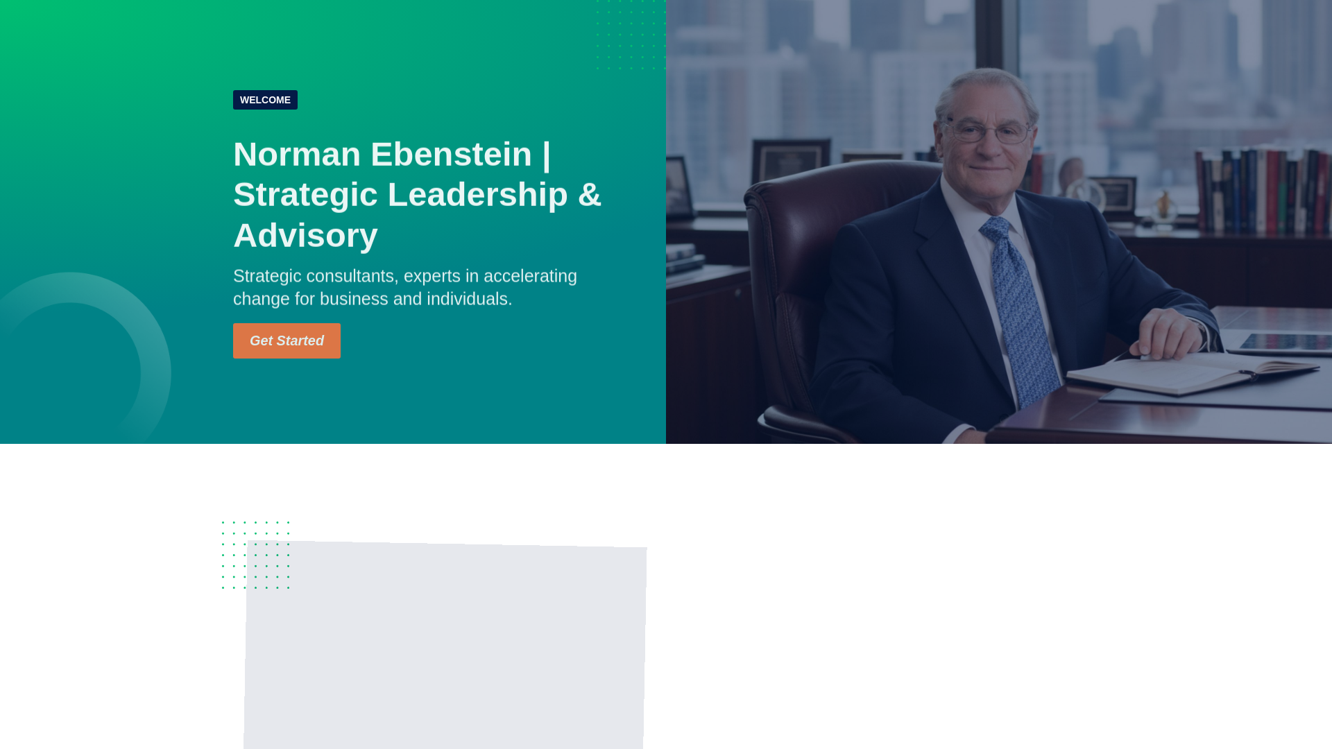 website screenshot of https://normanebensteinstrategic.com/