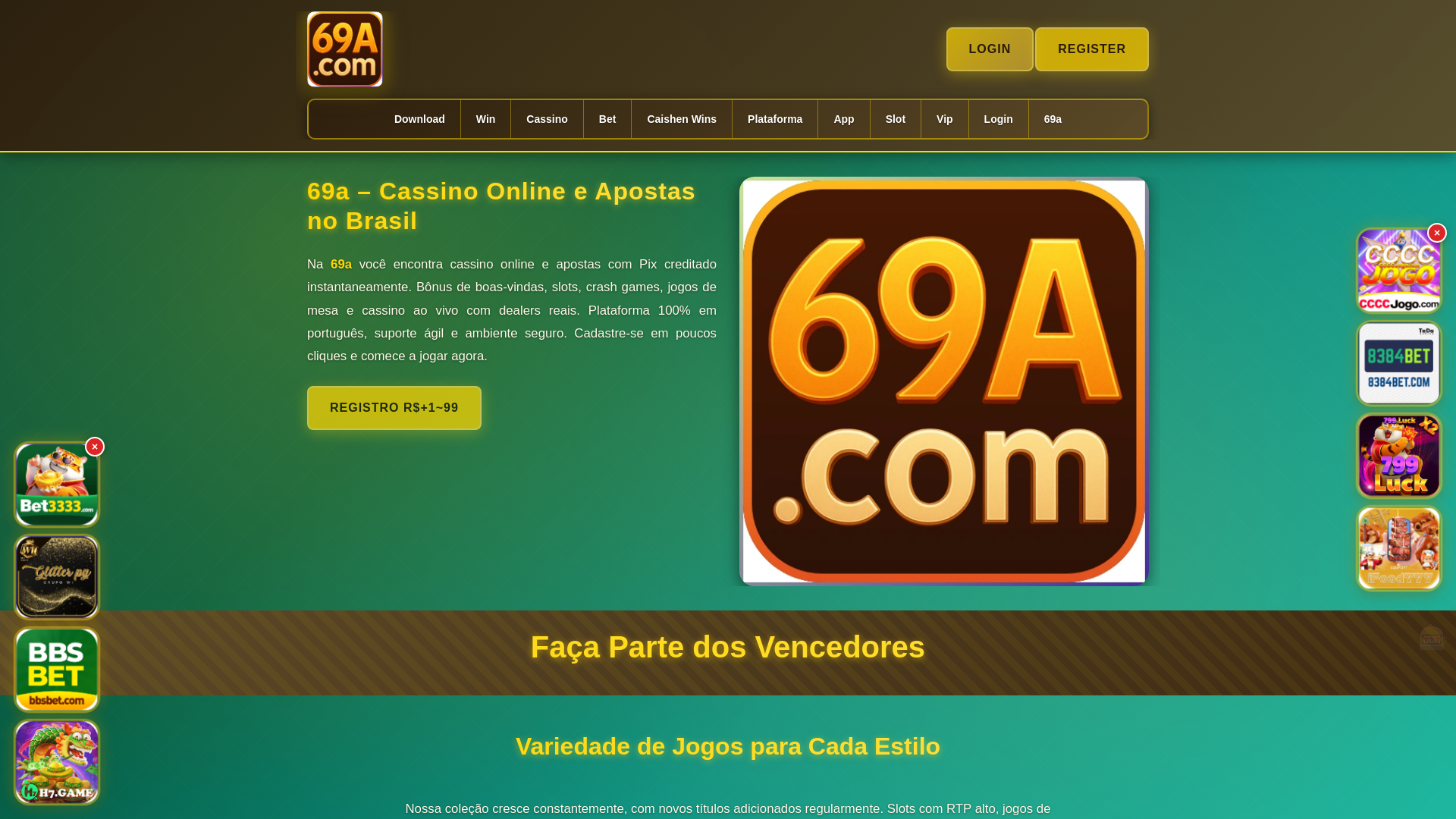 website screenshot of https://69acara.com/