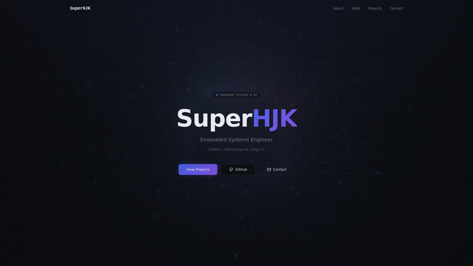 website screenshot of https://superhjk-site.pages.dev/