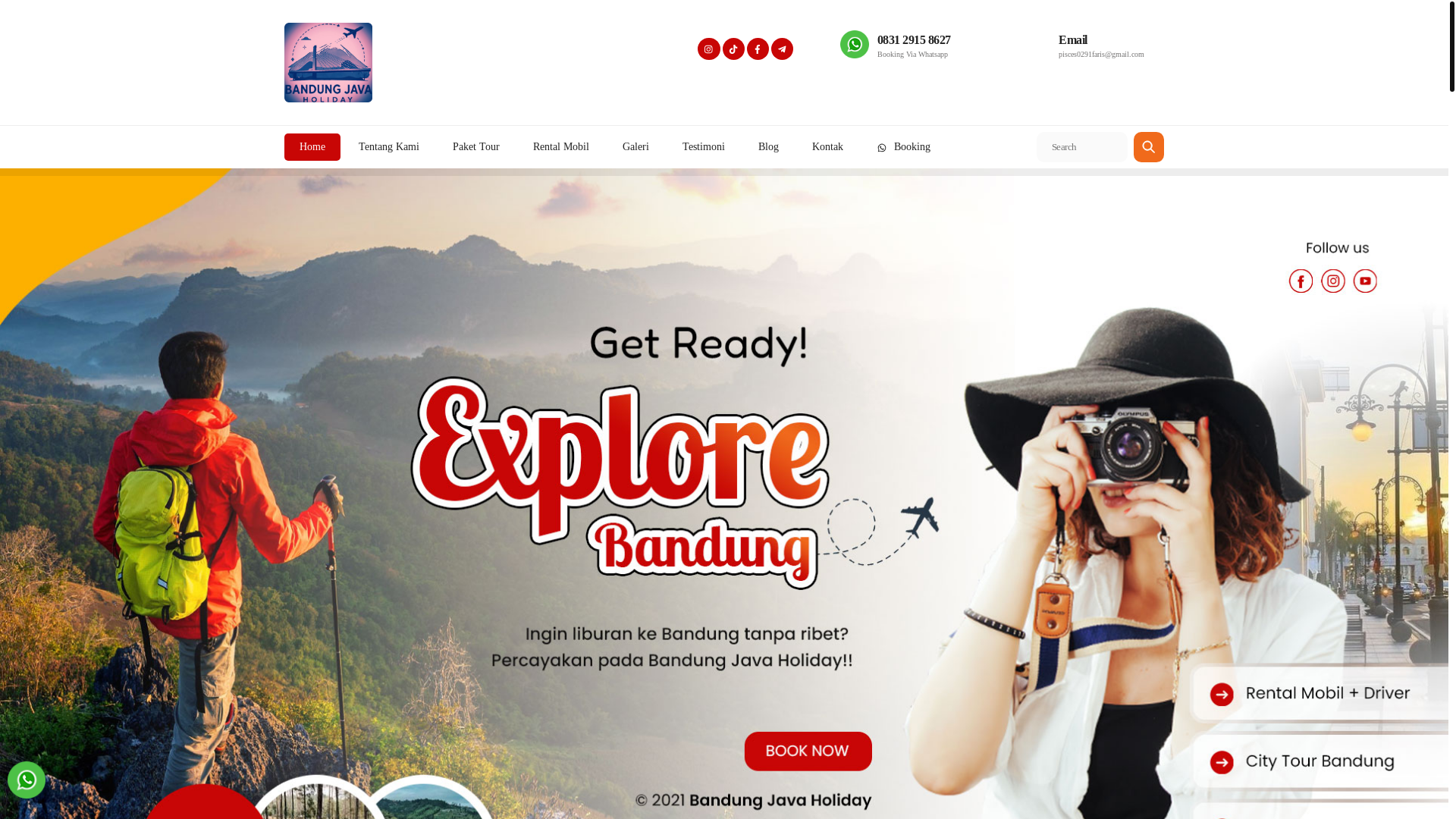 website screenshot of https://bandungjavaholiday.com/