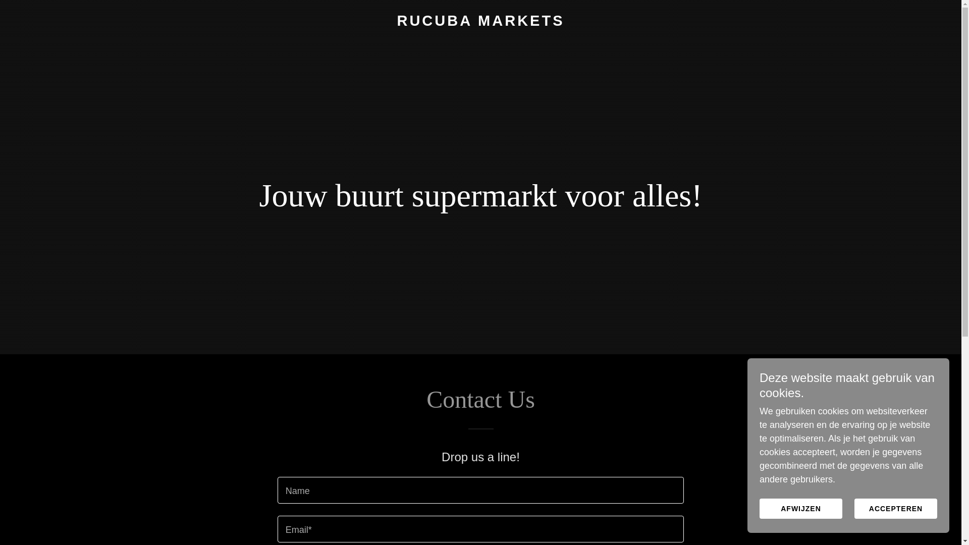 website screenshot of https://rucubamarkets.com/