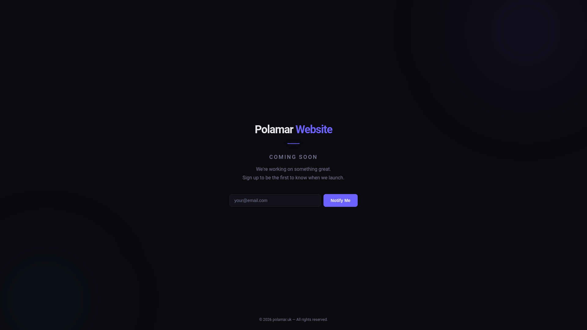 website screenshot of https://polamar.uk/