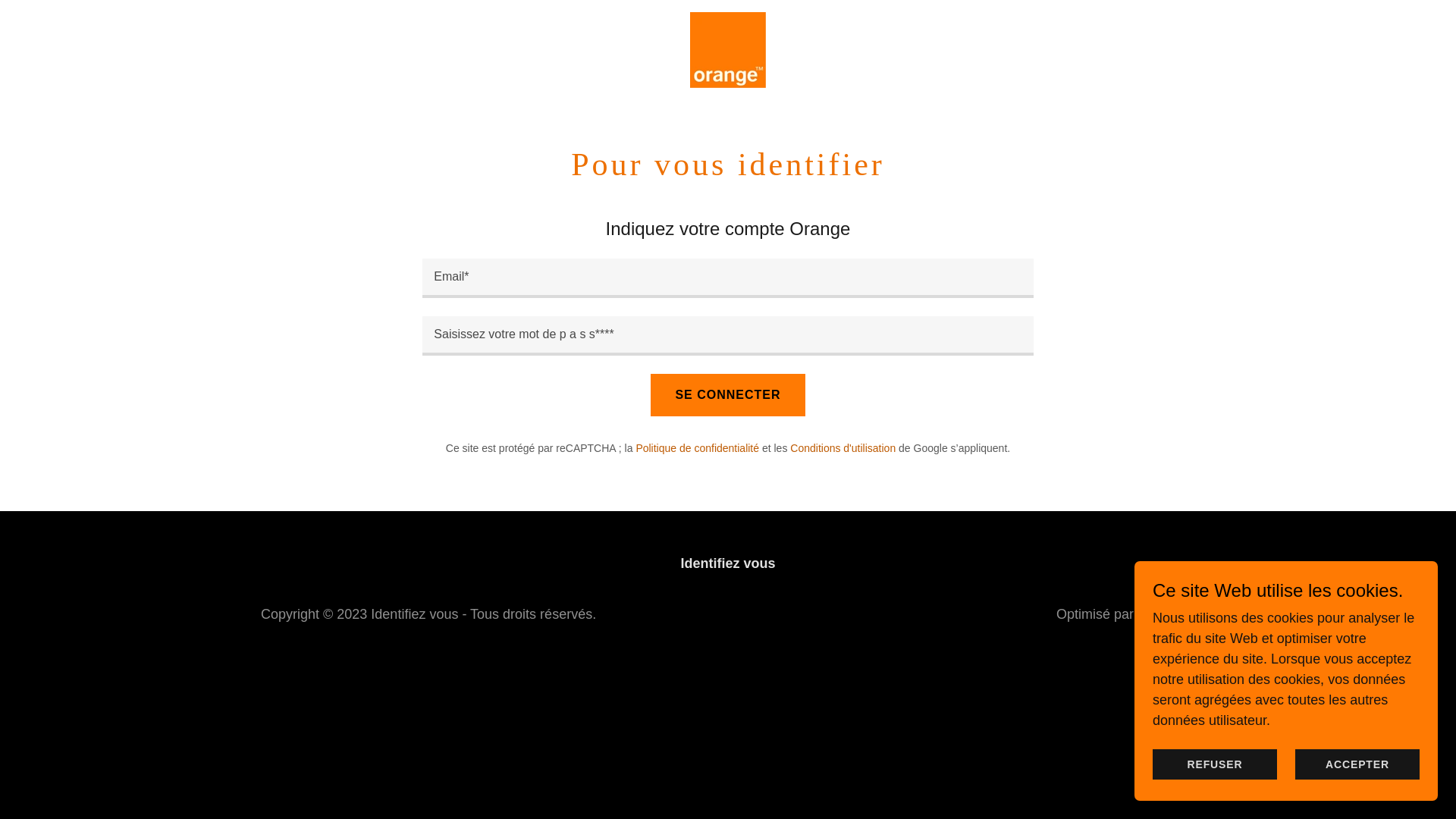 website screenshot of https://identifiezvous.godaddysites.com/