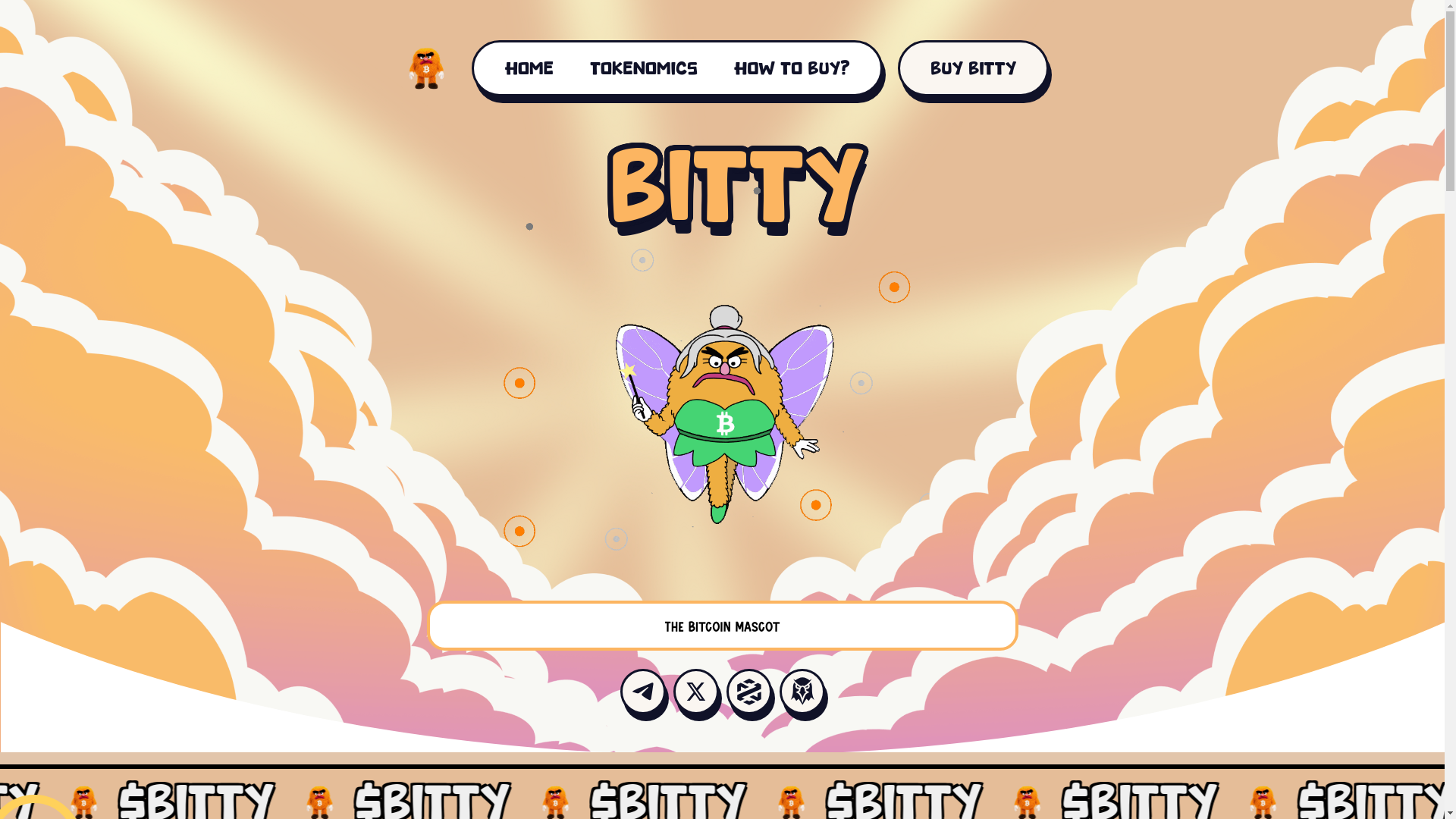 website screenshot of https://bitty-cto.fun/