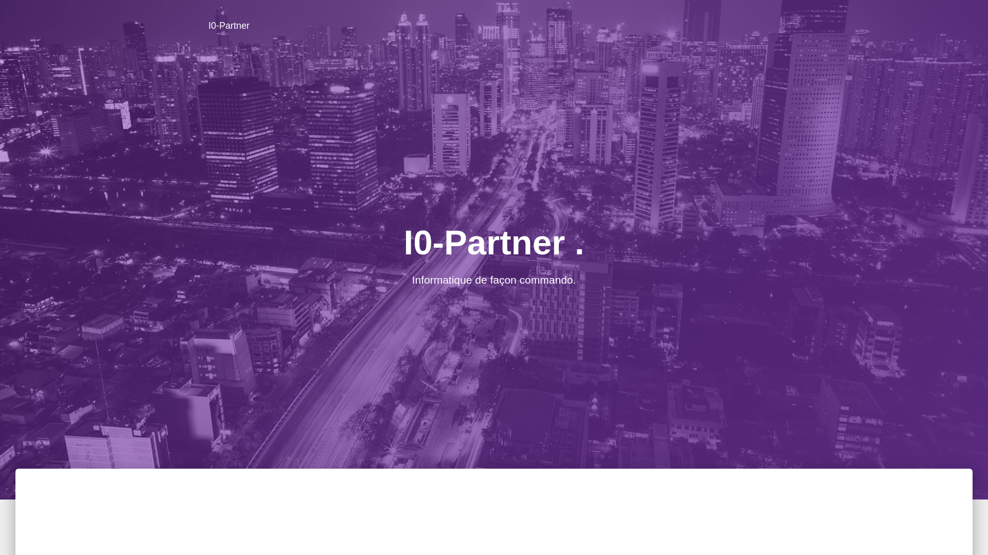 website screenshot of https://io-partner.com/