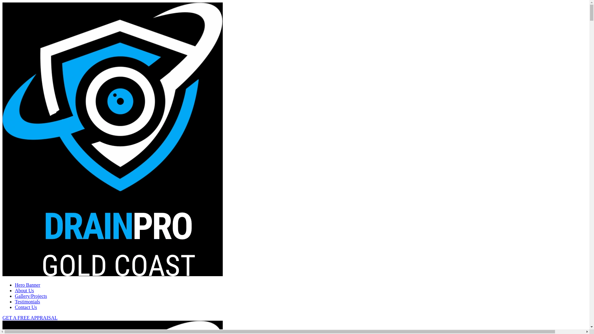 website screenshot of https://drainprogoldcoast.com.au/
