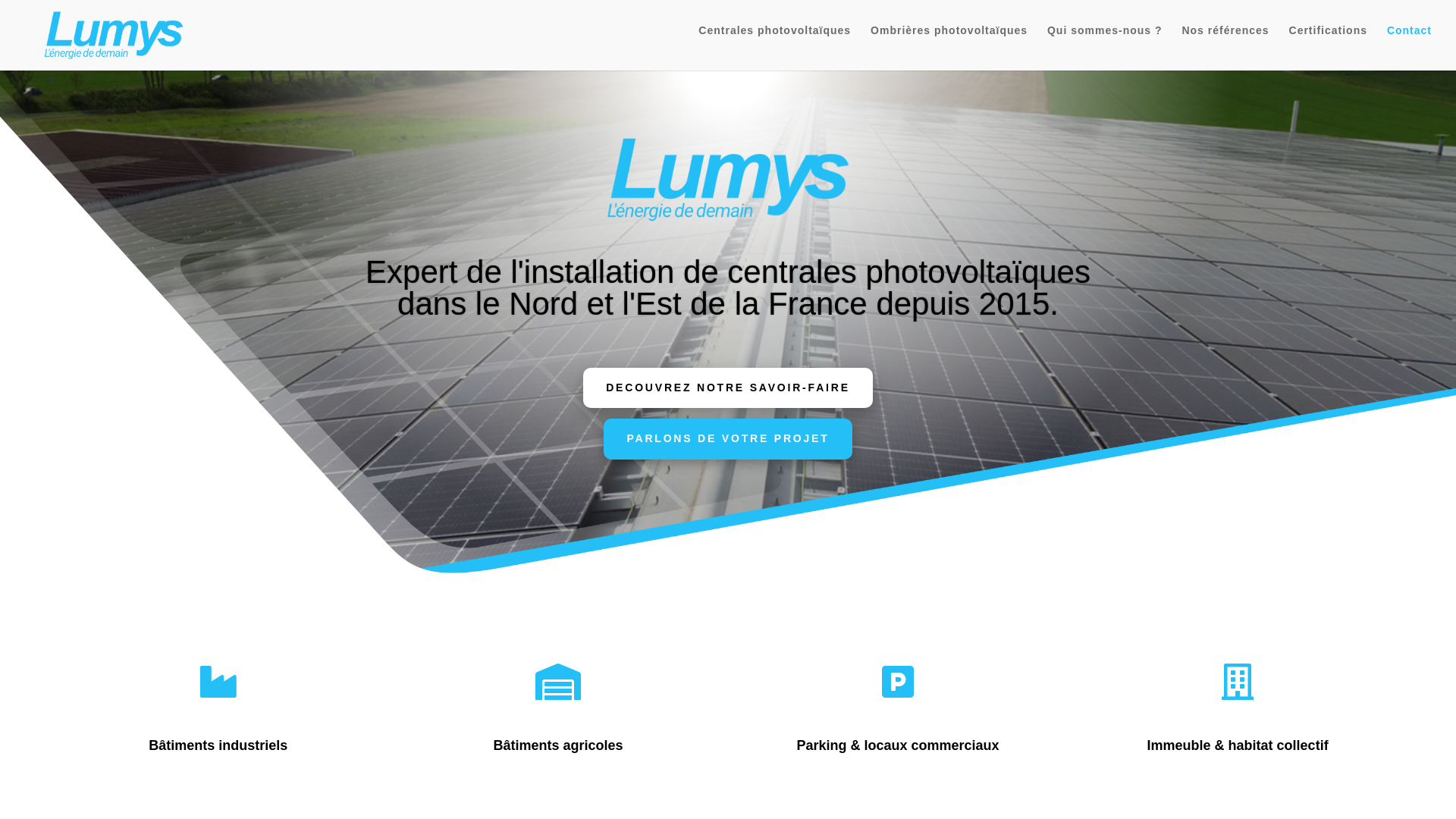 website screenshot of https://lumysoperateur.com