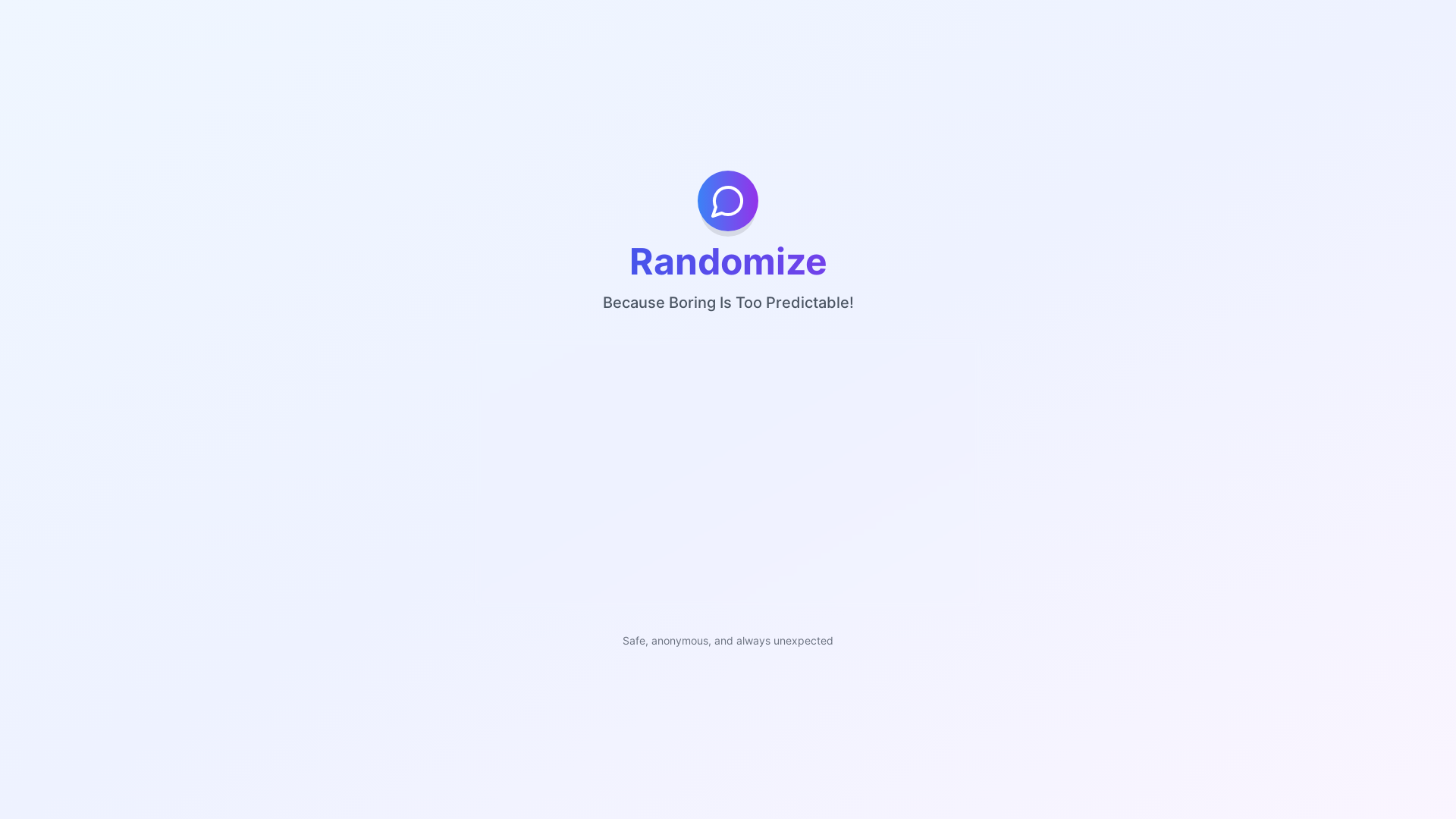 website screenshot of https://random-ize.me/